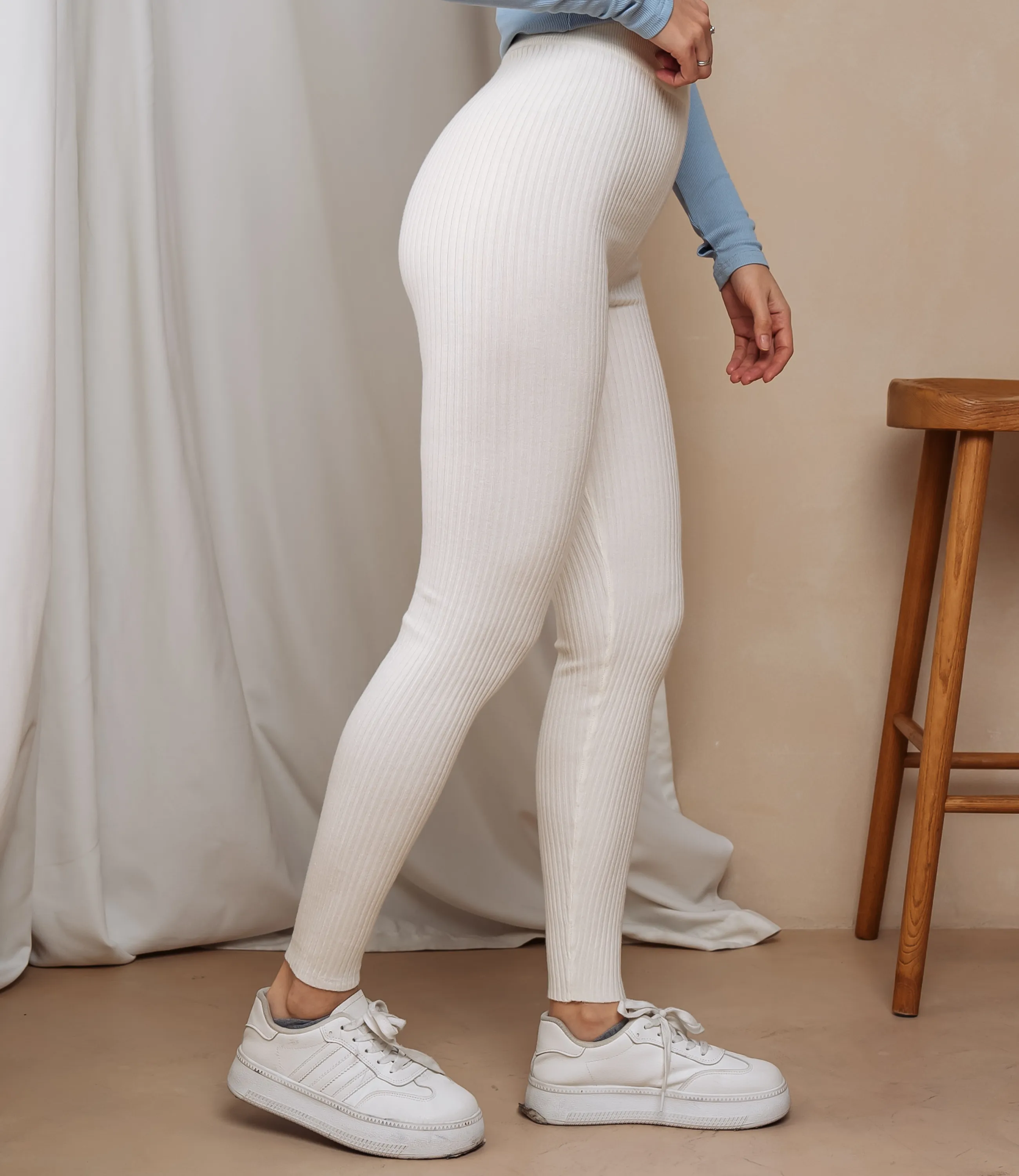 Леггинсы #КТ157 (1), молочный - фото 3