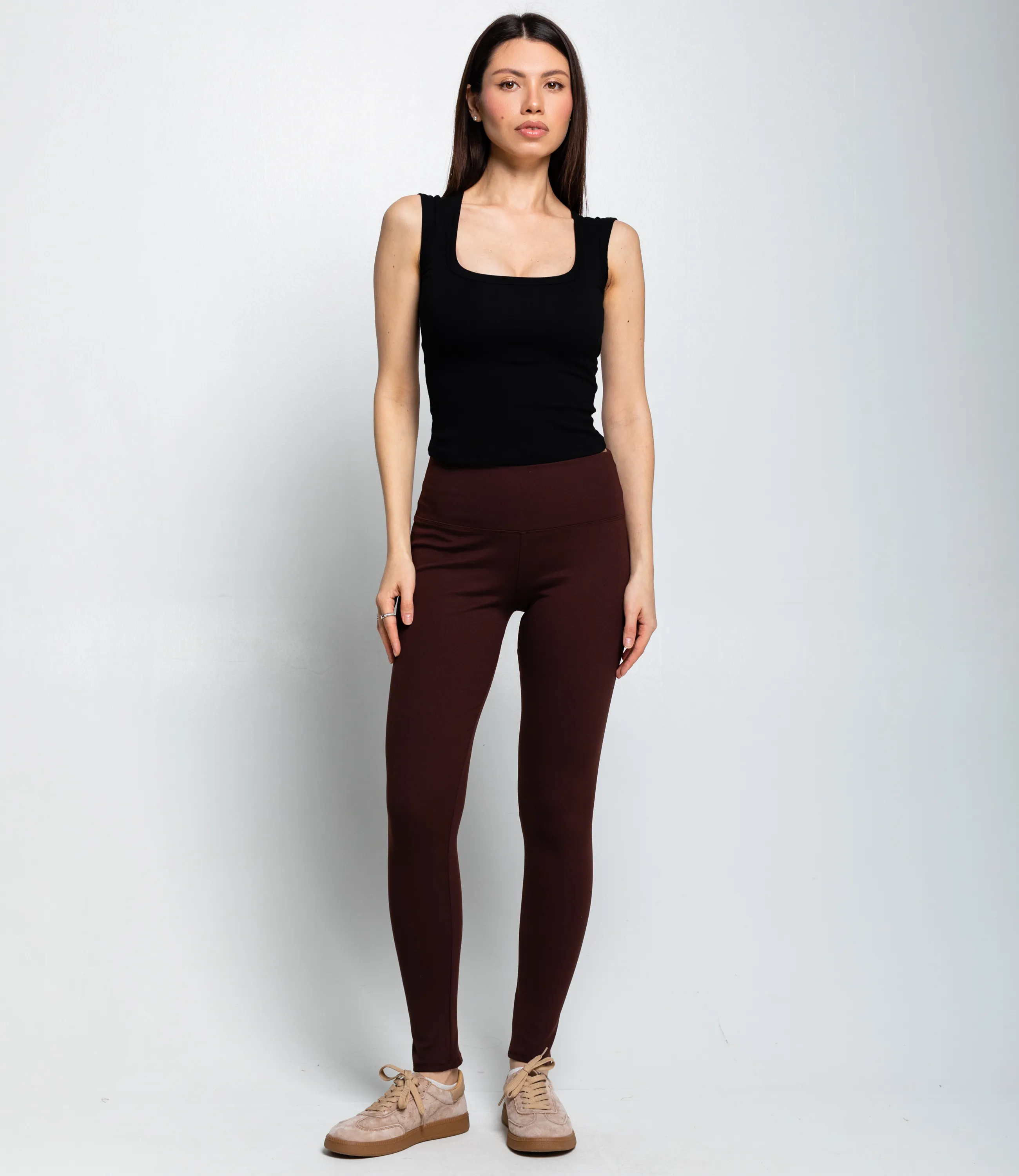 Леггинсы #КТ269 (1), шоколадный - фото 1