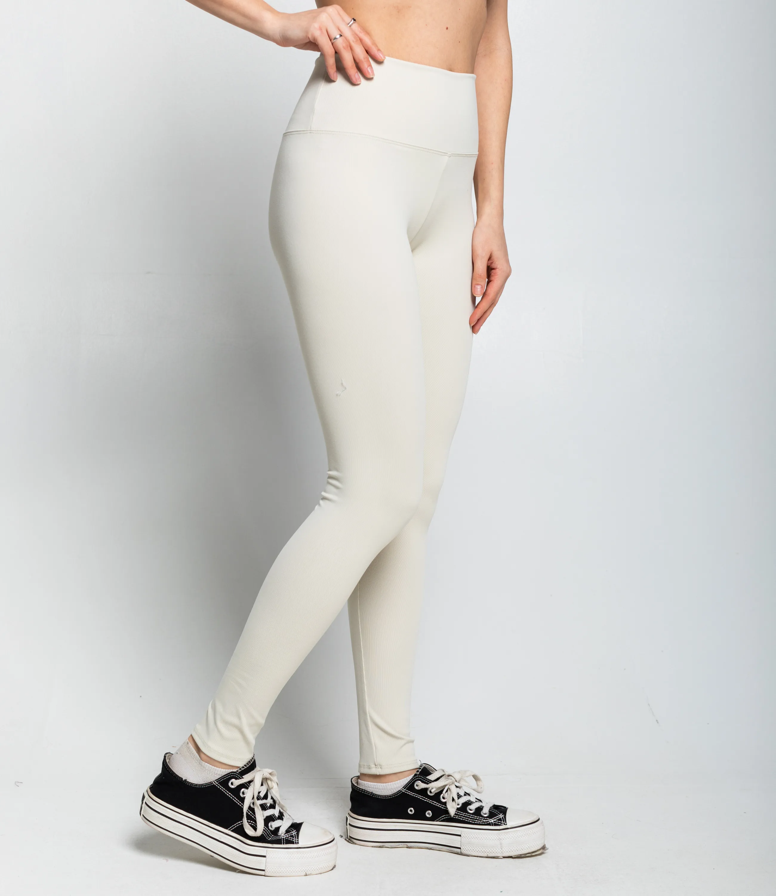 Леггинсы #КТ269 (1), светло-бежевый - фото 3