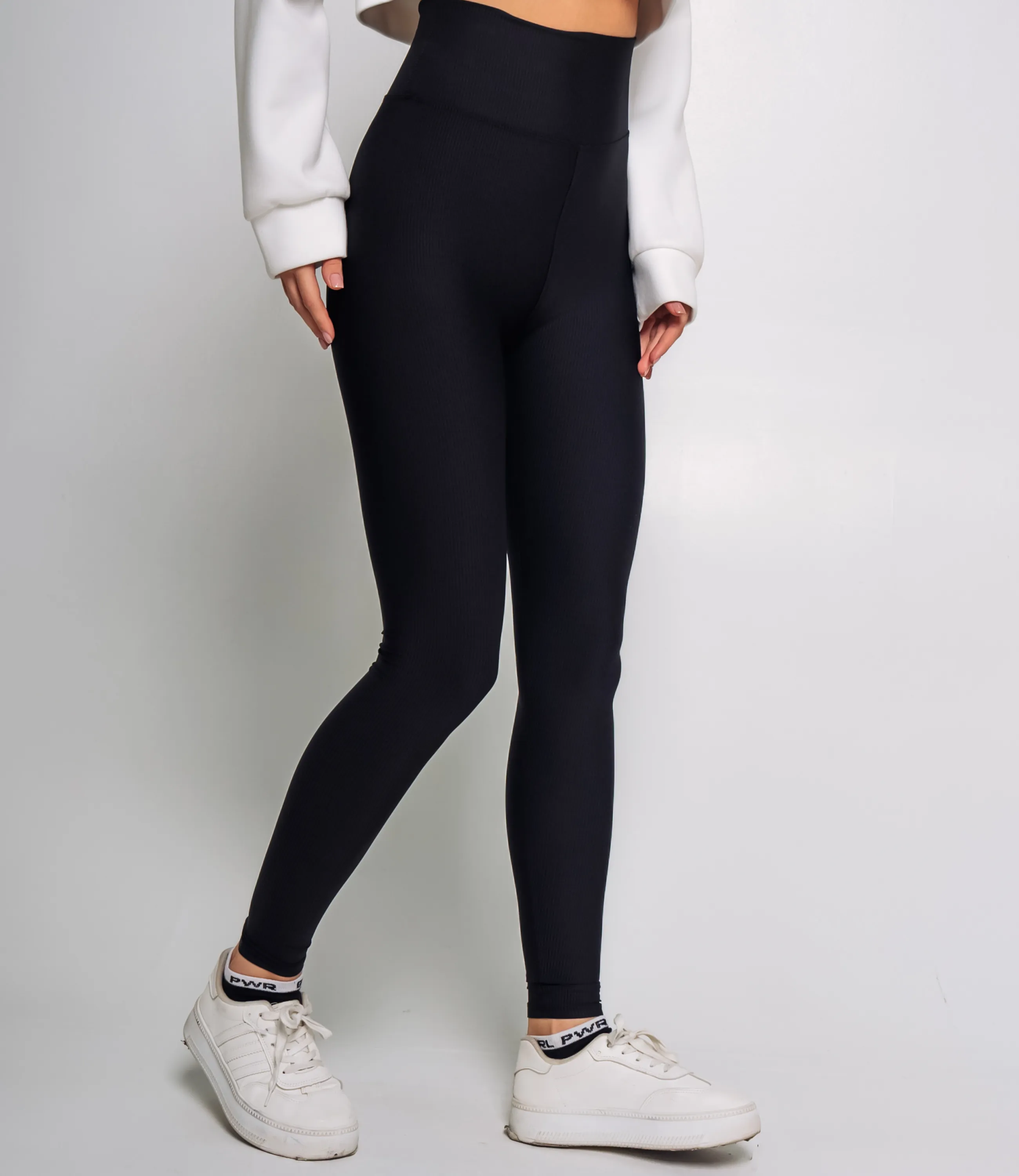 Леггинсы #КТ707 (3), чёрный - фото 3