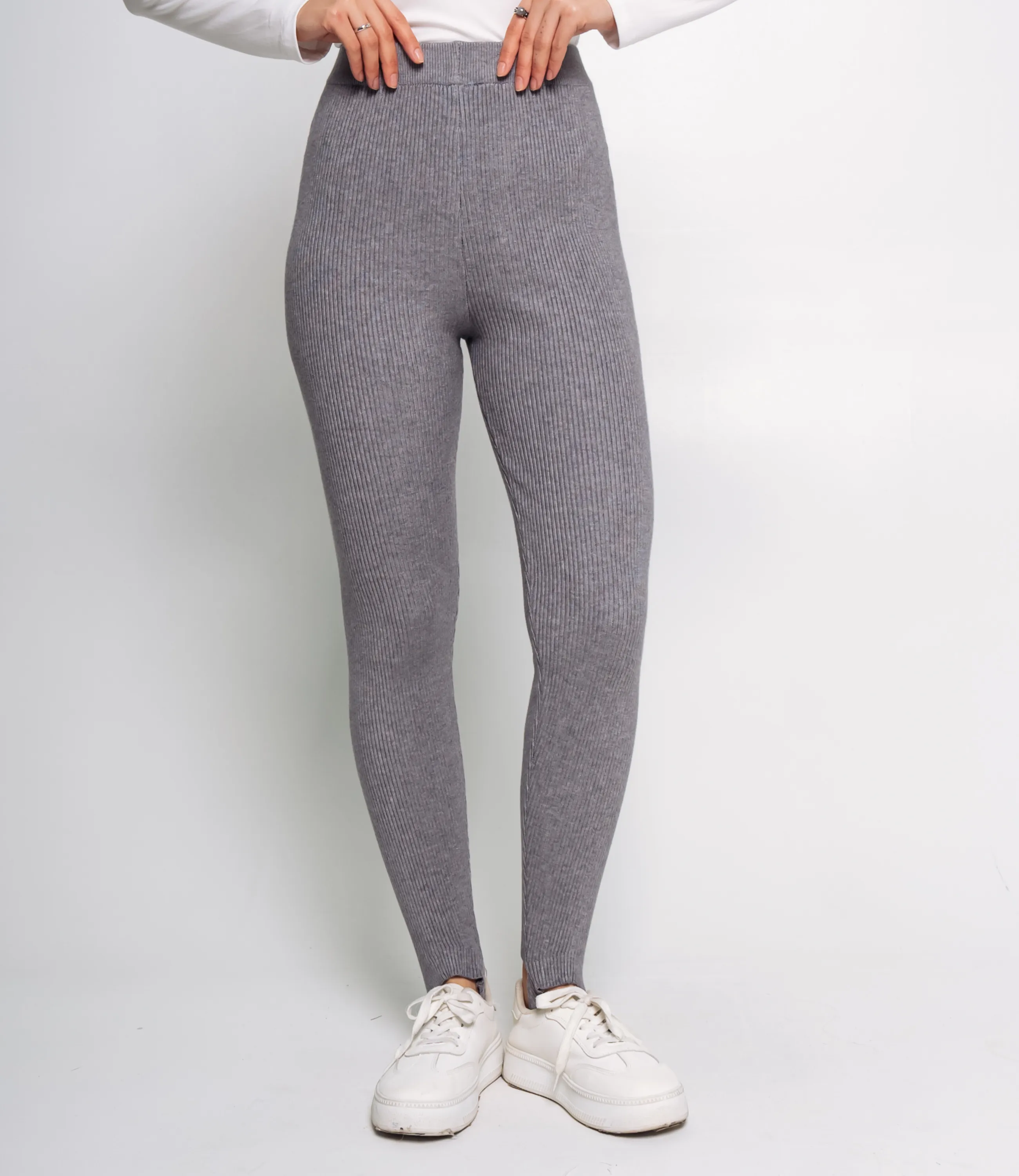 Леггинсы #КТ7002 (1), серый - фото 2