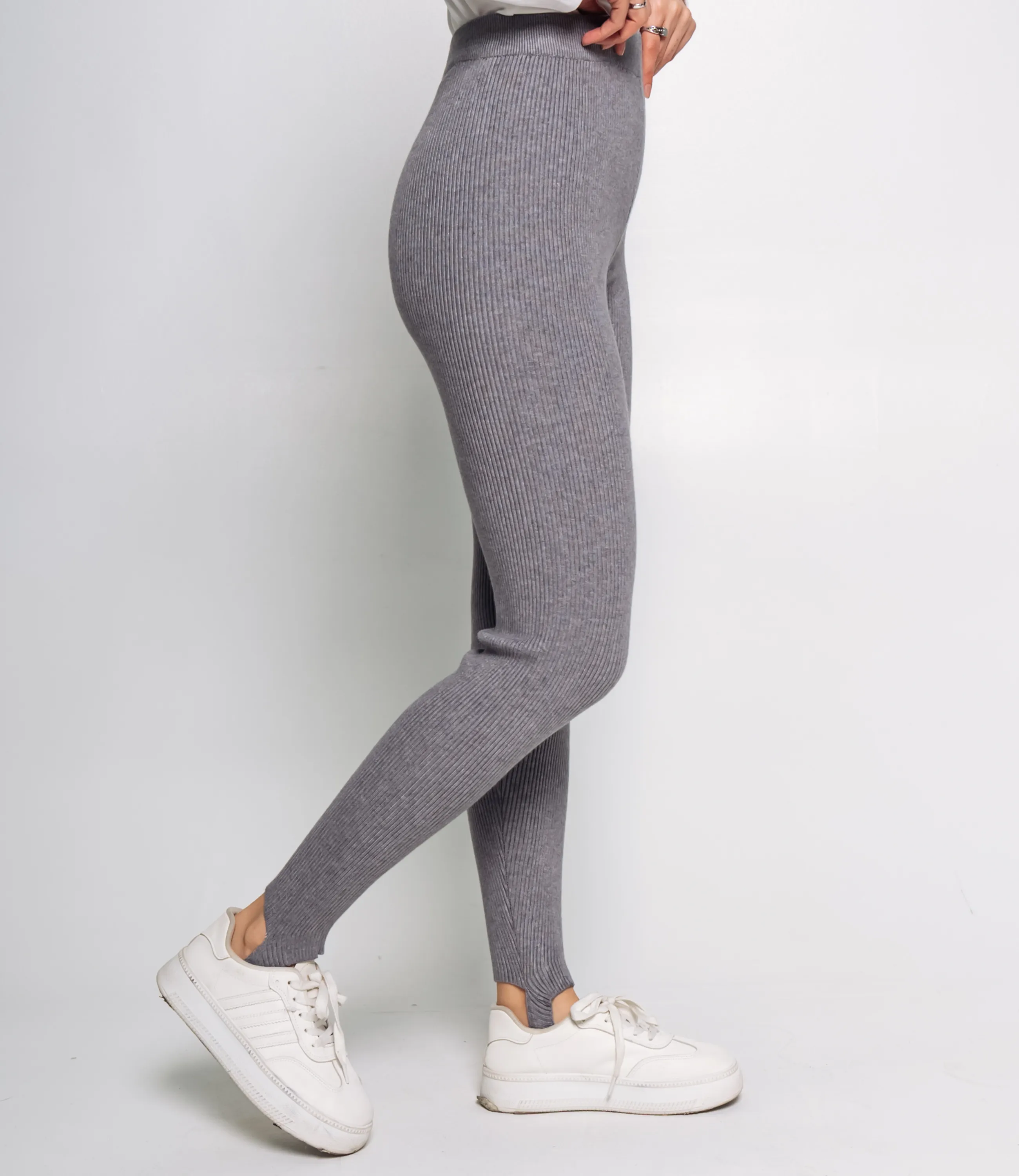 Леггинсы #КТ7002 (1), серый - фото 3
