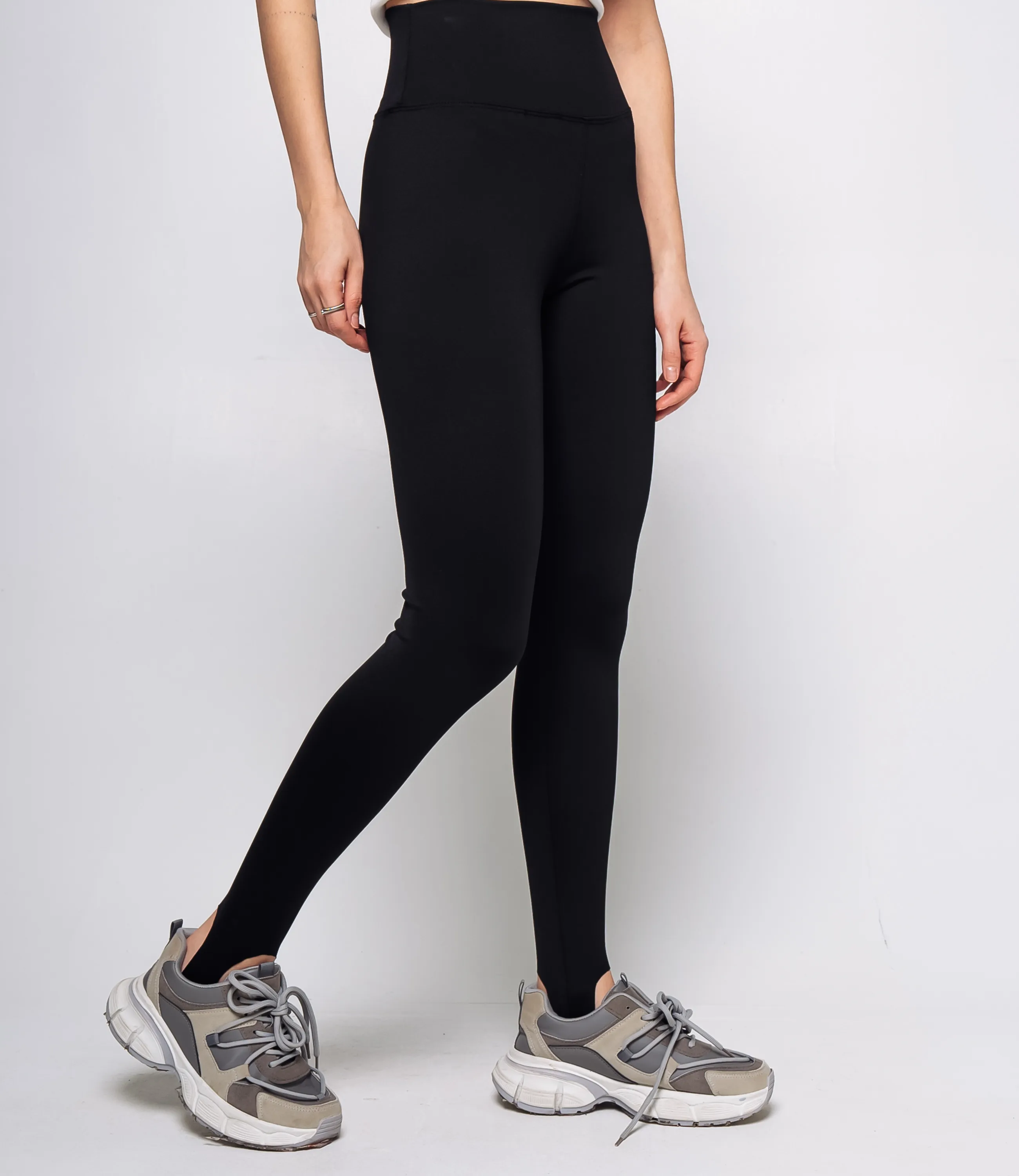 Леггинсы #КТ555 (2), чёрный - фото 3