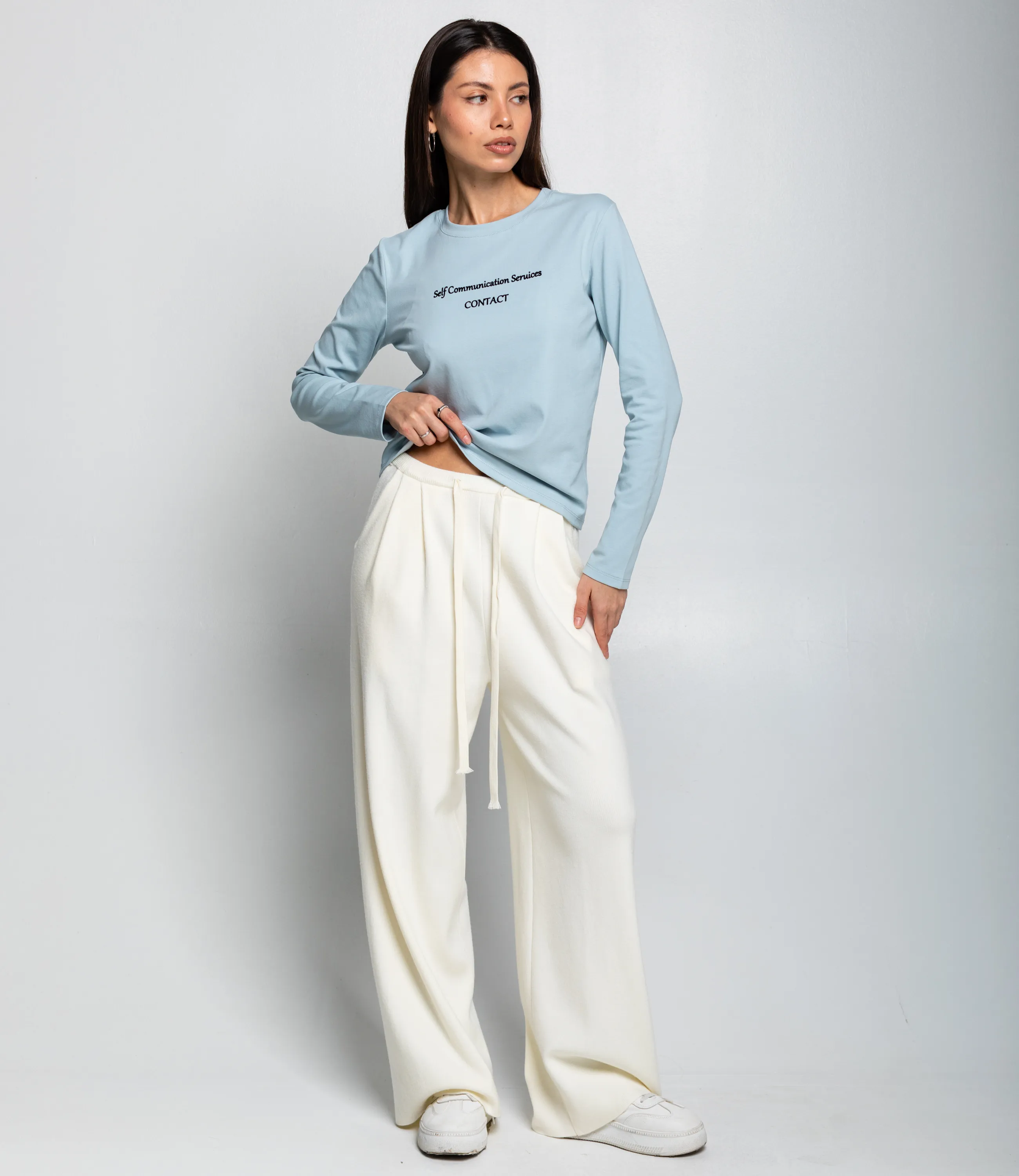 Лонгслив #КТ8923 (3), голубой - фото 4