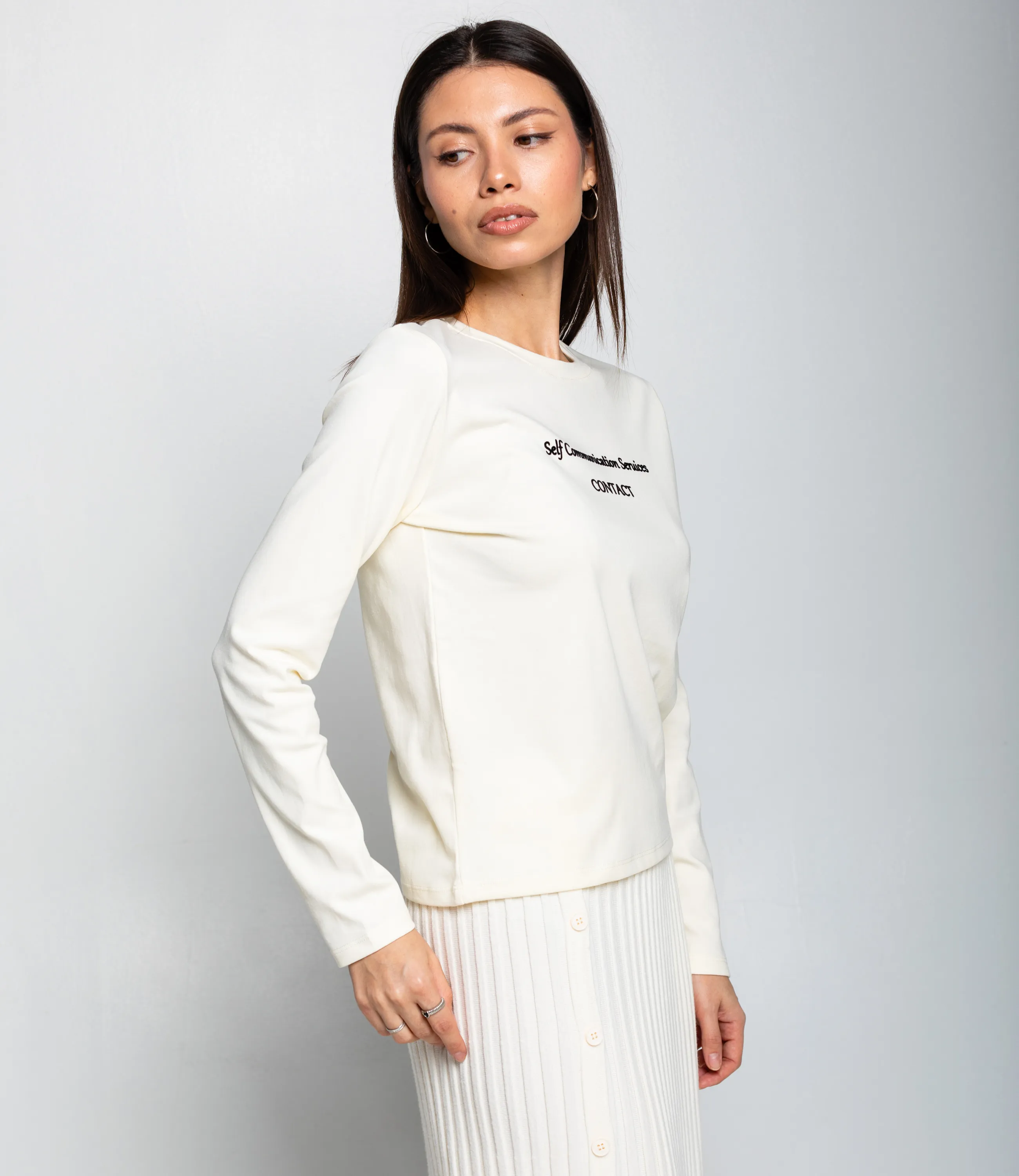 Лонгслив #КТ8923 (3), кремовый - фото 2