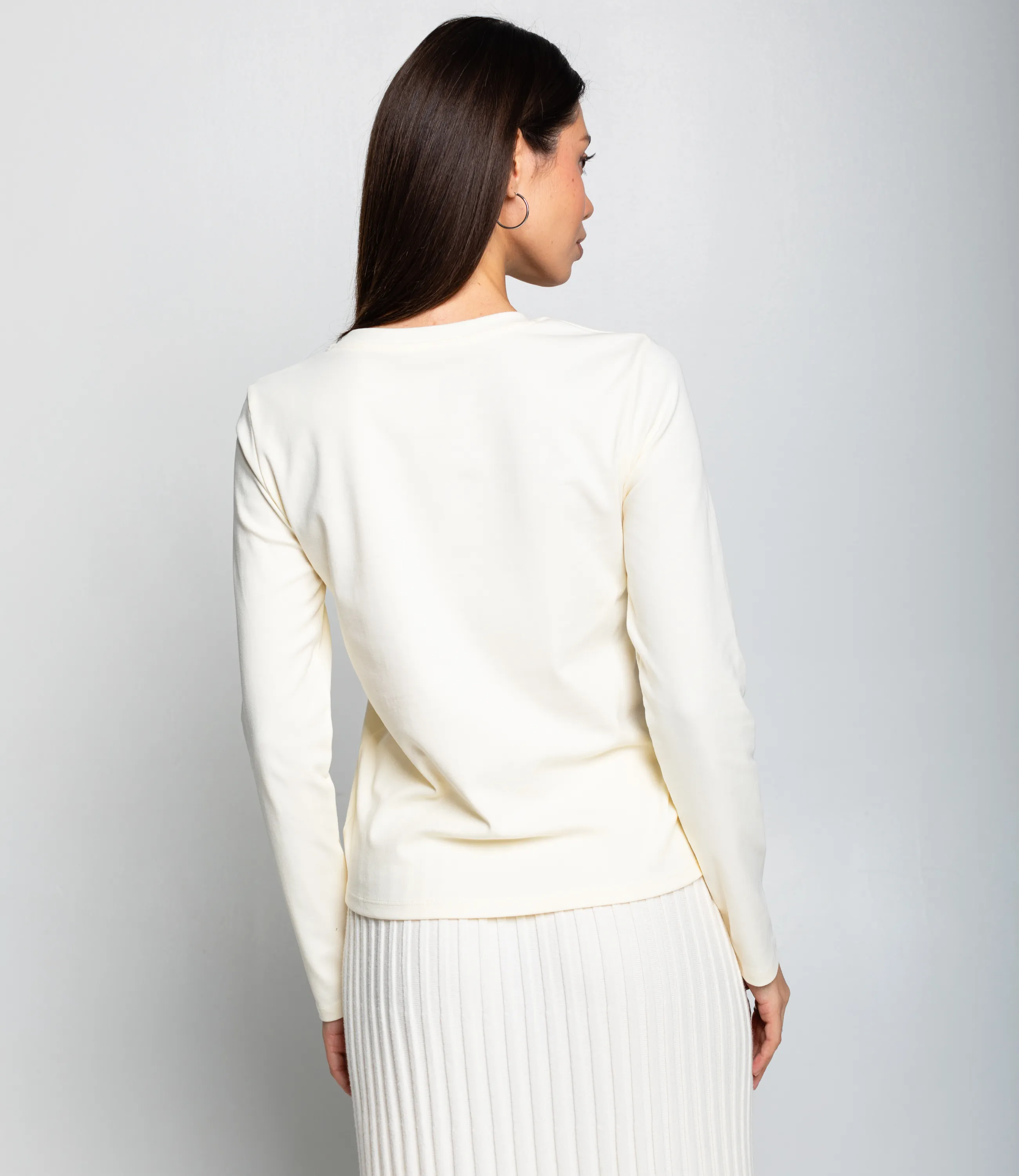 Лонгслив #КТ8923 (3), кремовый - фото 3