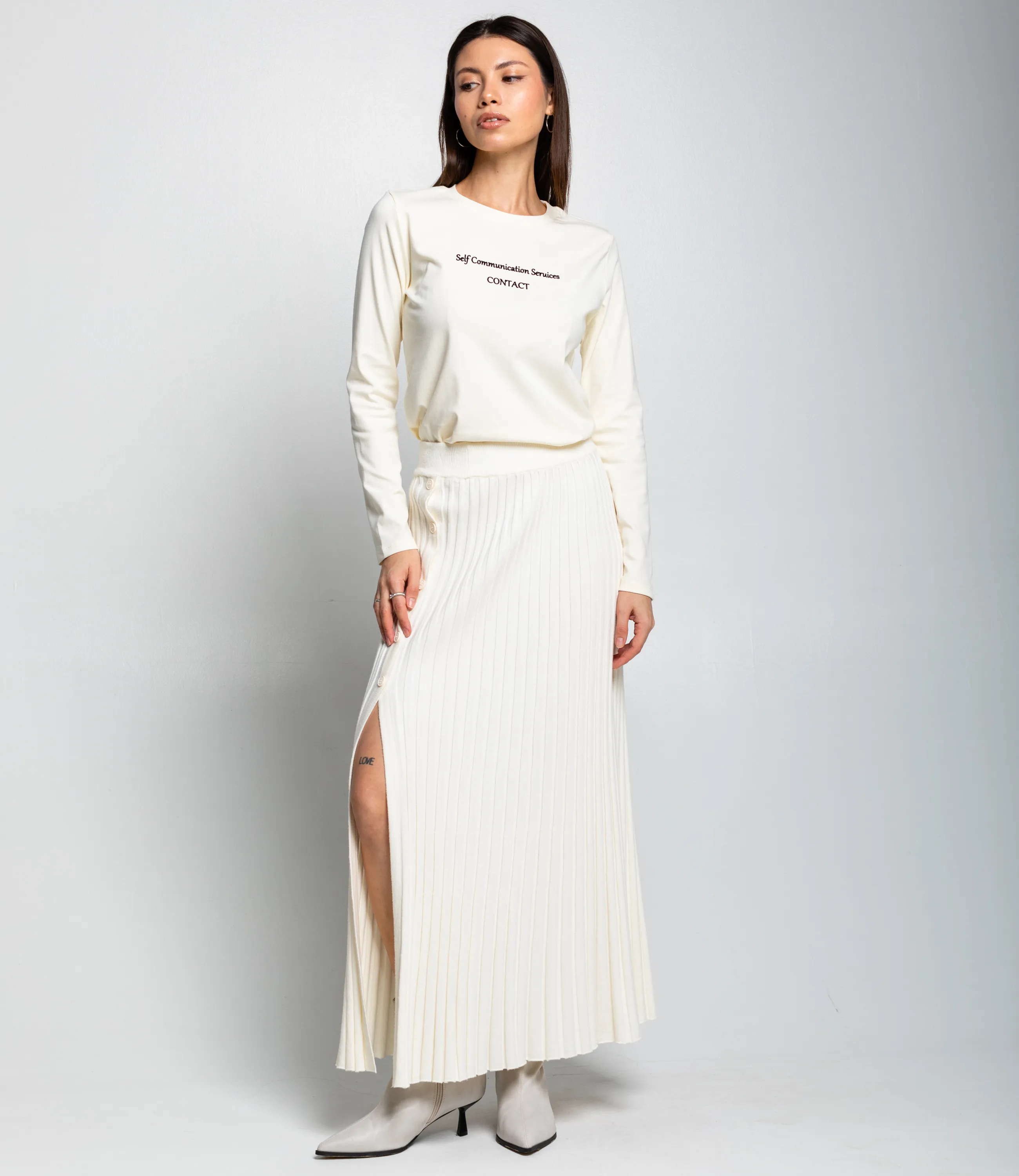 Лонгслив #КТ8923 (3), кремовый - фото 4