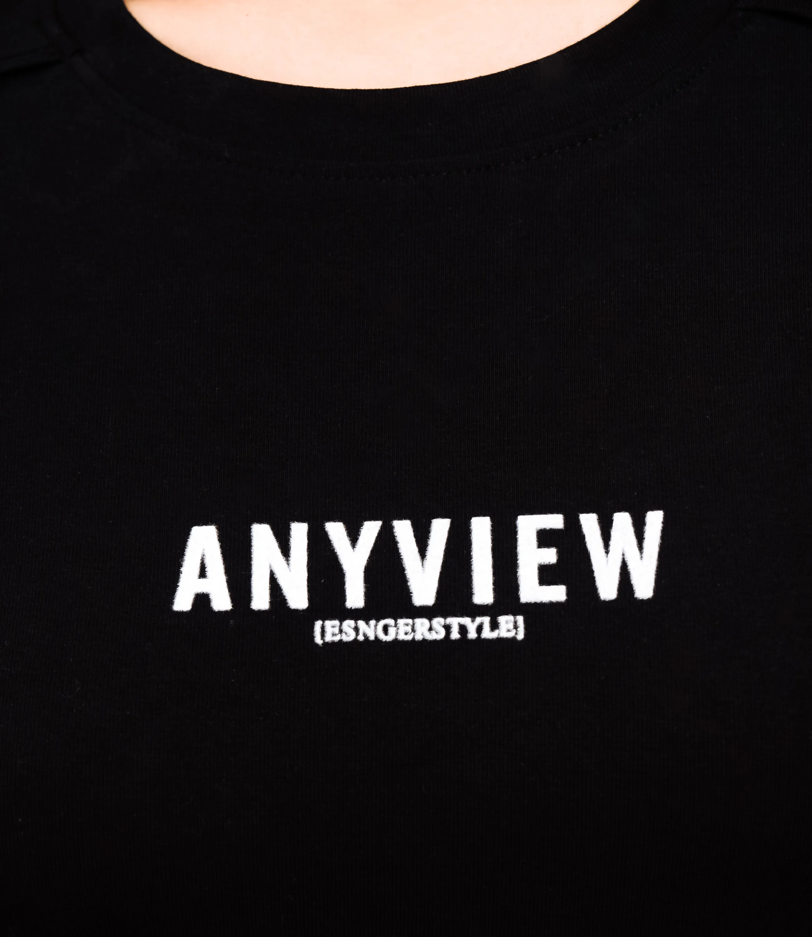 Лонгслив #КТ9072, чёрный - фото 5