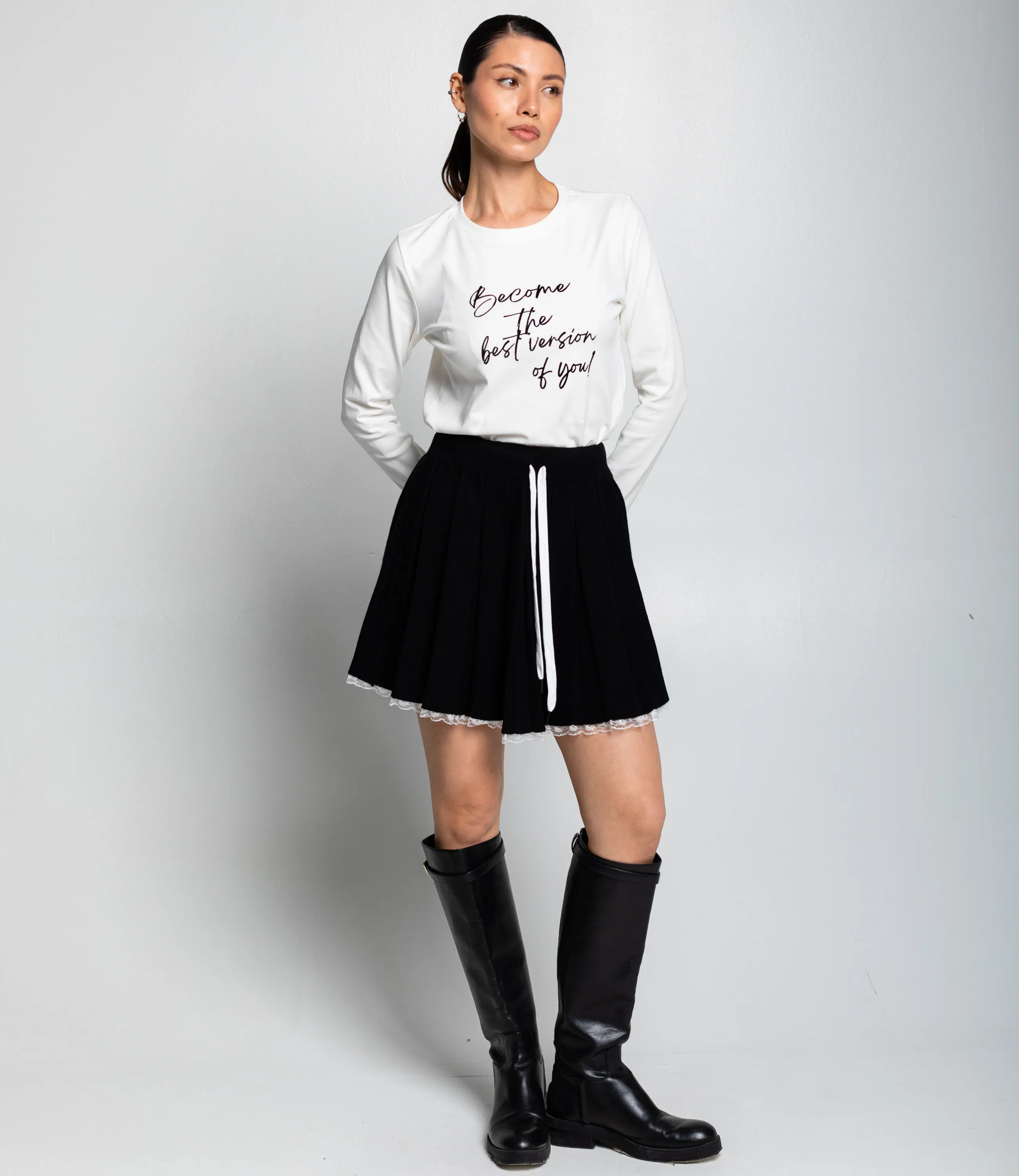 Лонгслив #КТ8921 (2), молочный - фото 4