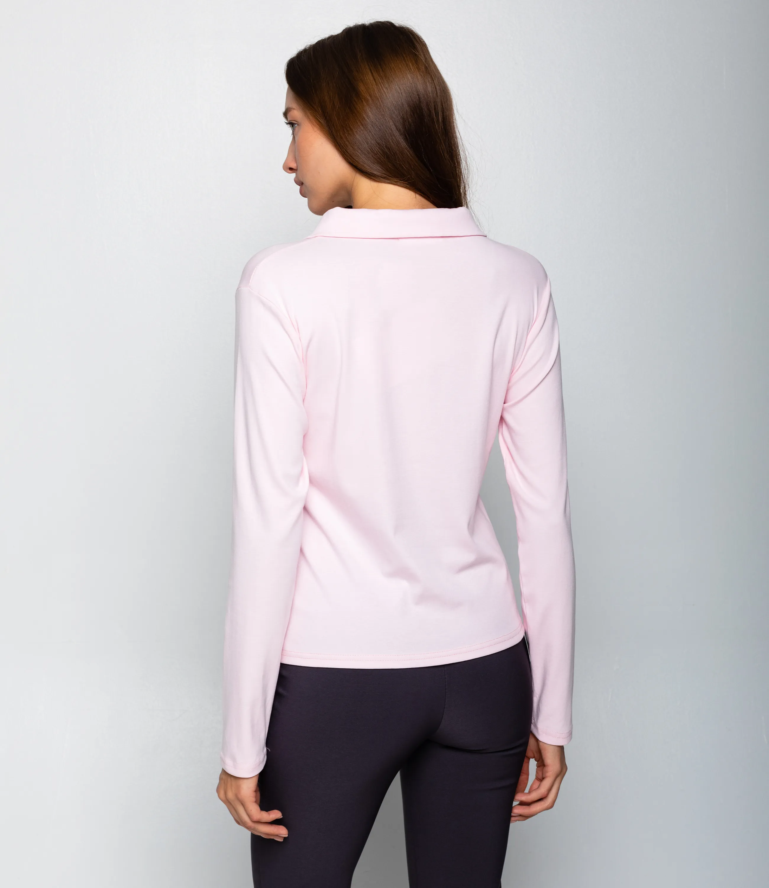 Лонгслив #КТ3396, светло-розовый - фото 3