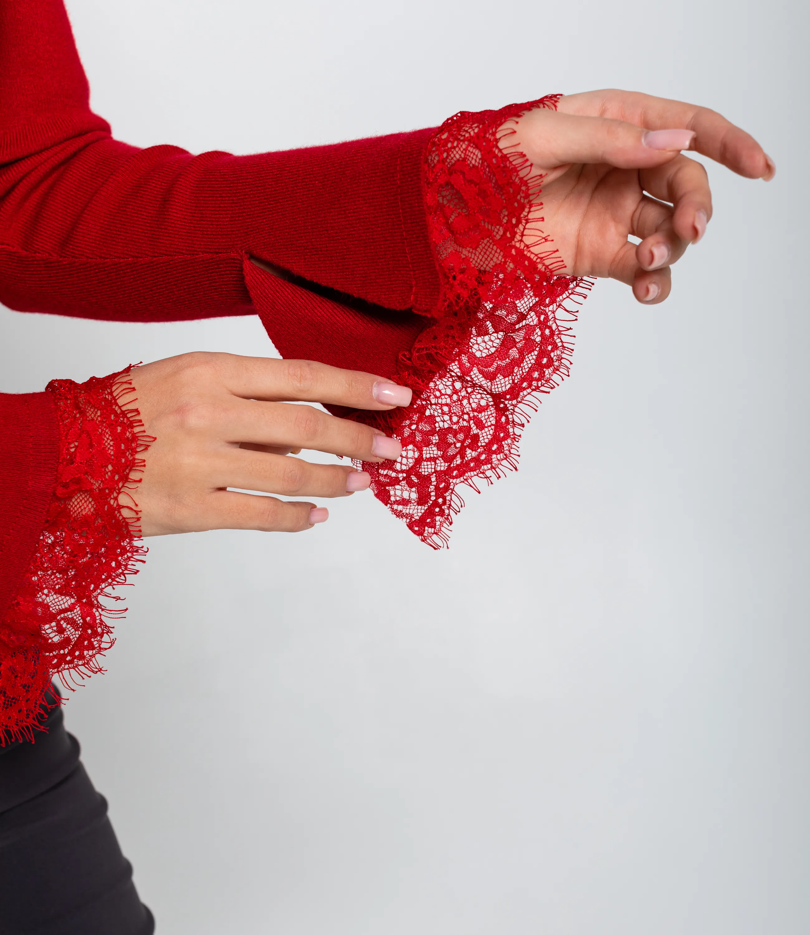 Джемпер #КТ9045, красный - фото 5