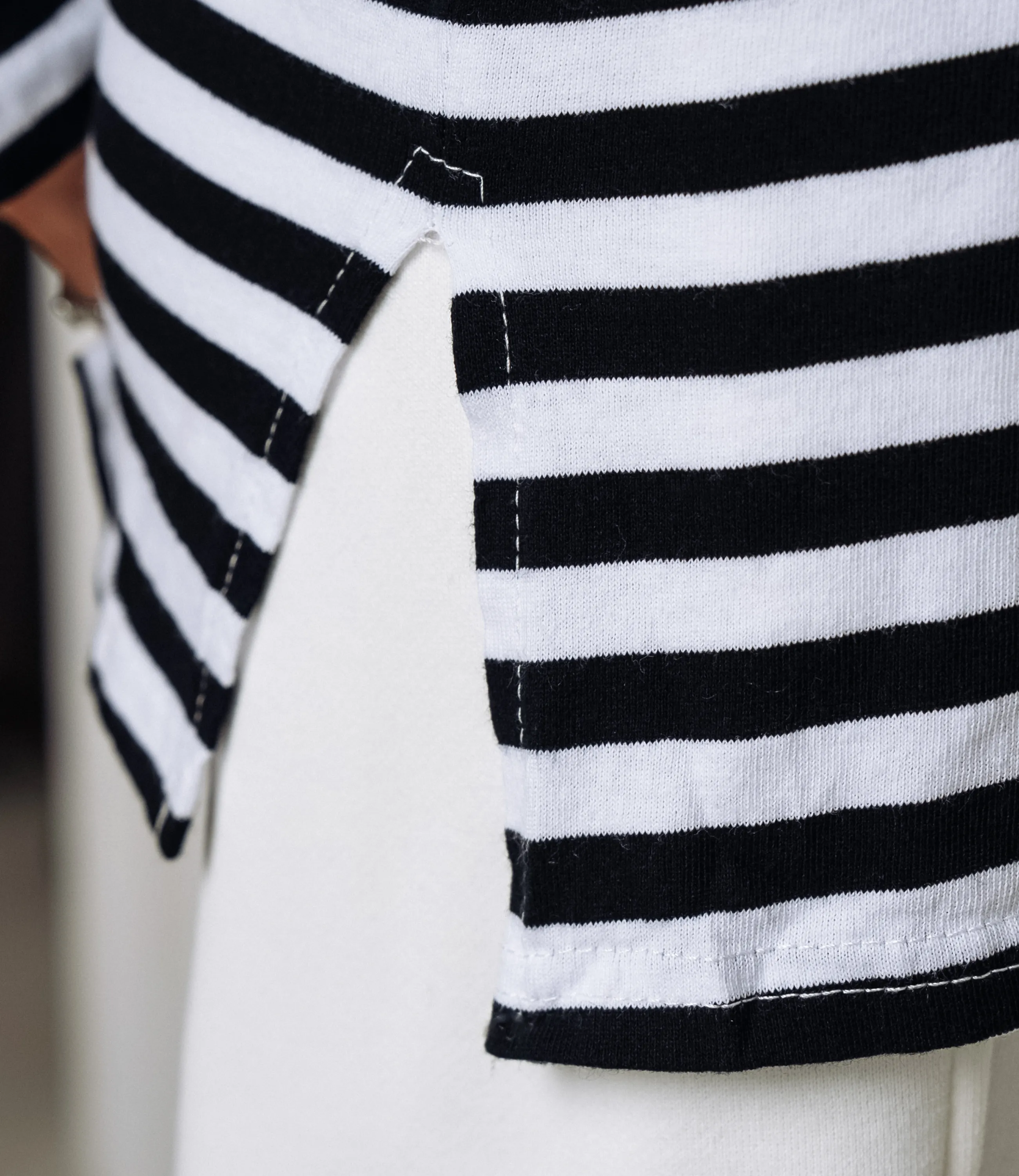 Лонгслив #КТ3045, чёрный, белый - фото 5