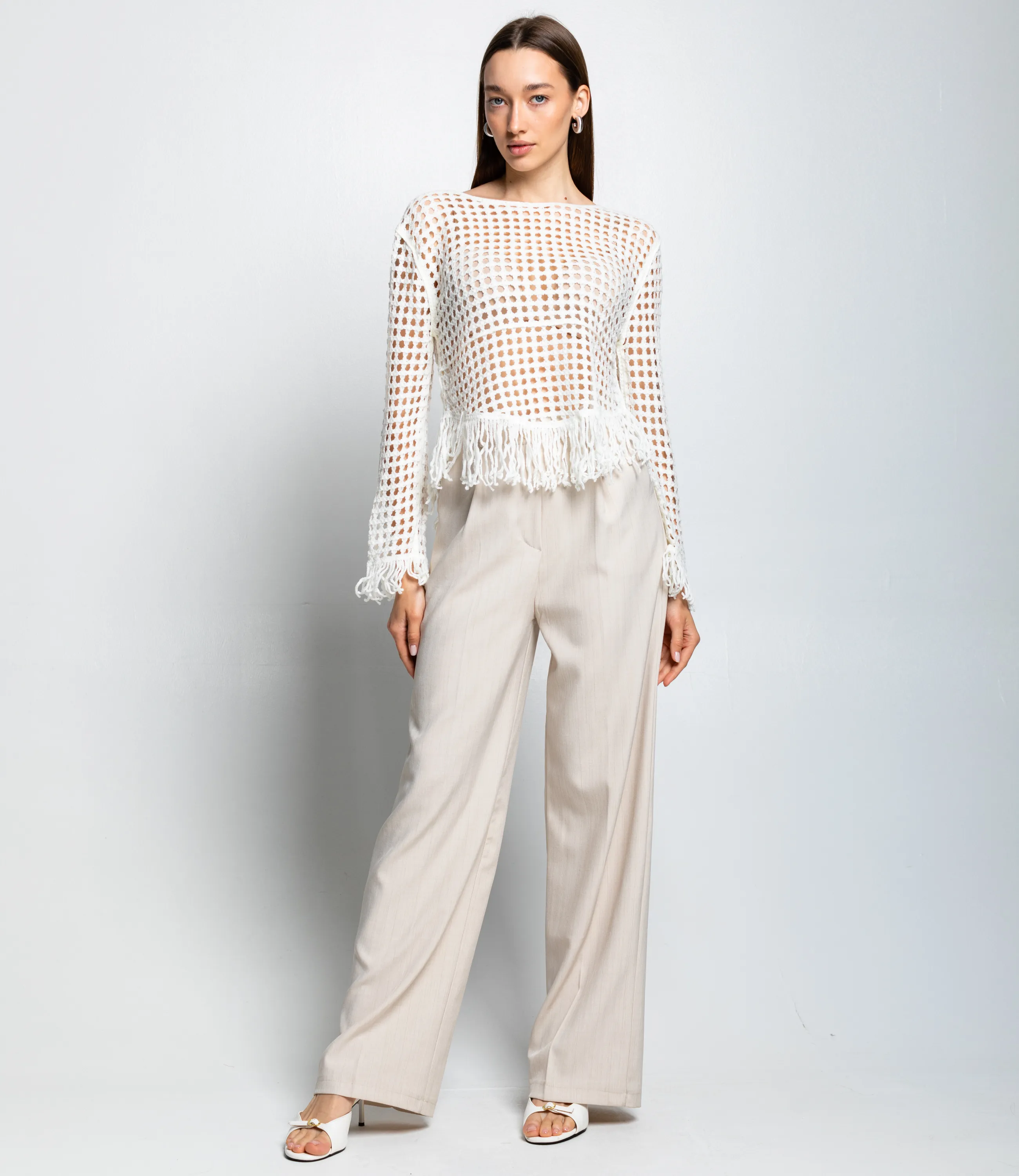 Лонгслив #КТ956 (3), молочный - фото 4