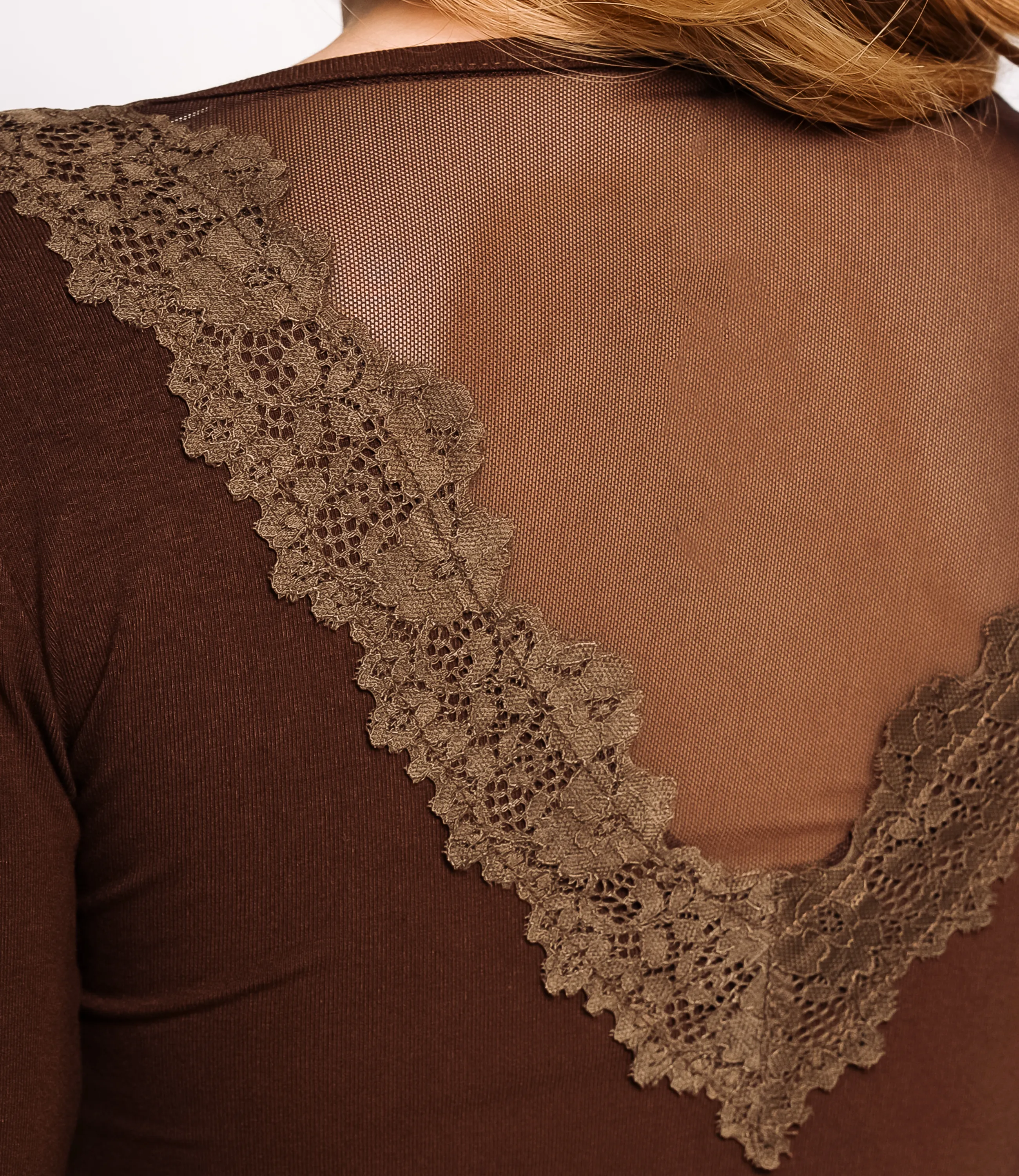 Лонгслив #КТ0140, шоколадный - фото 5