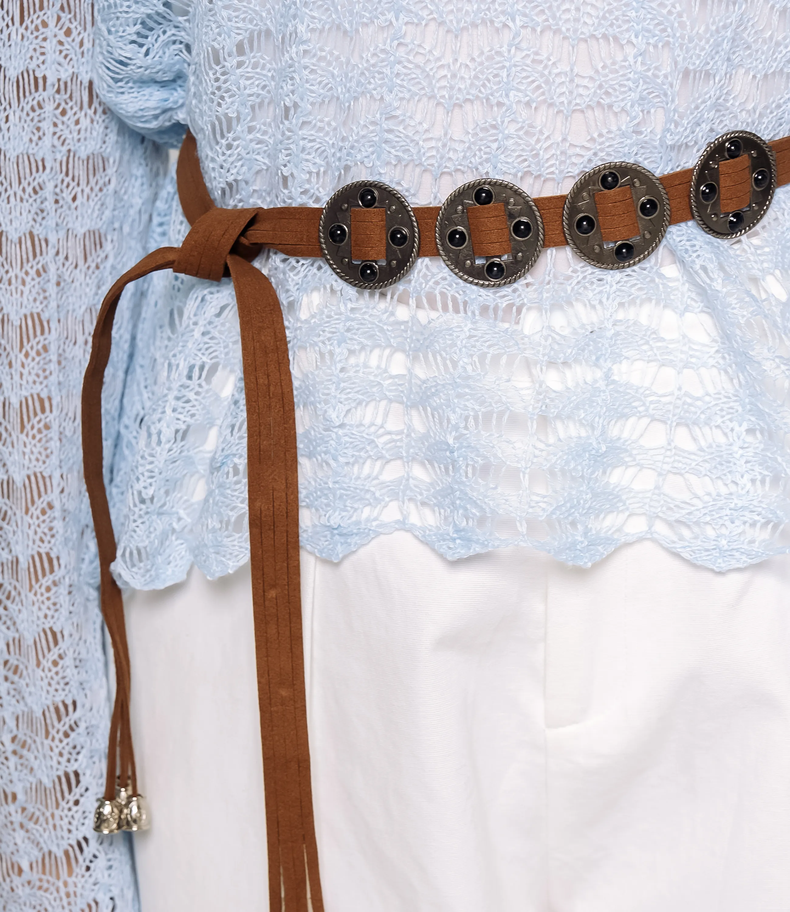 Лонгслив+топ #КТ2979, голубой - фото 5