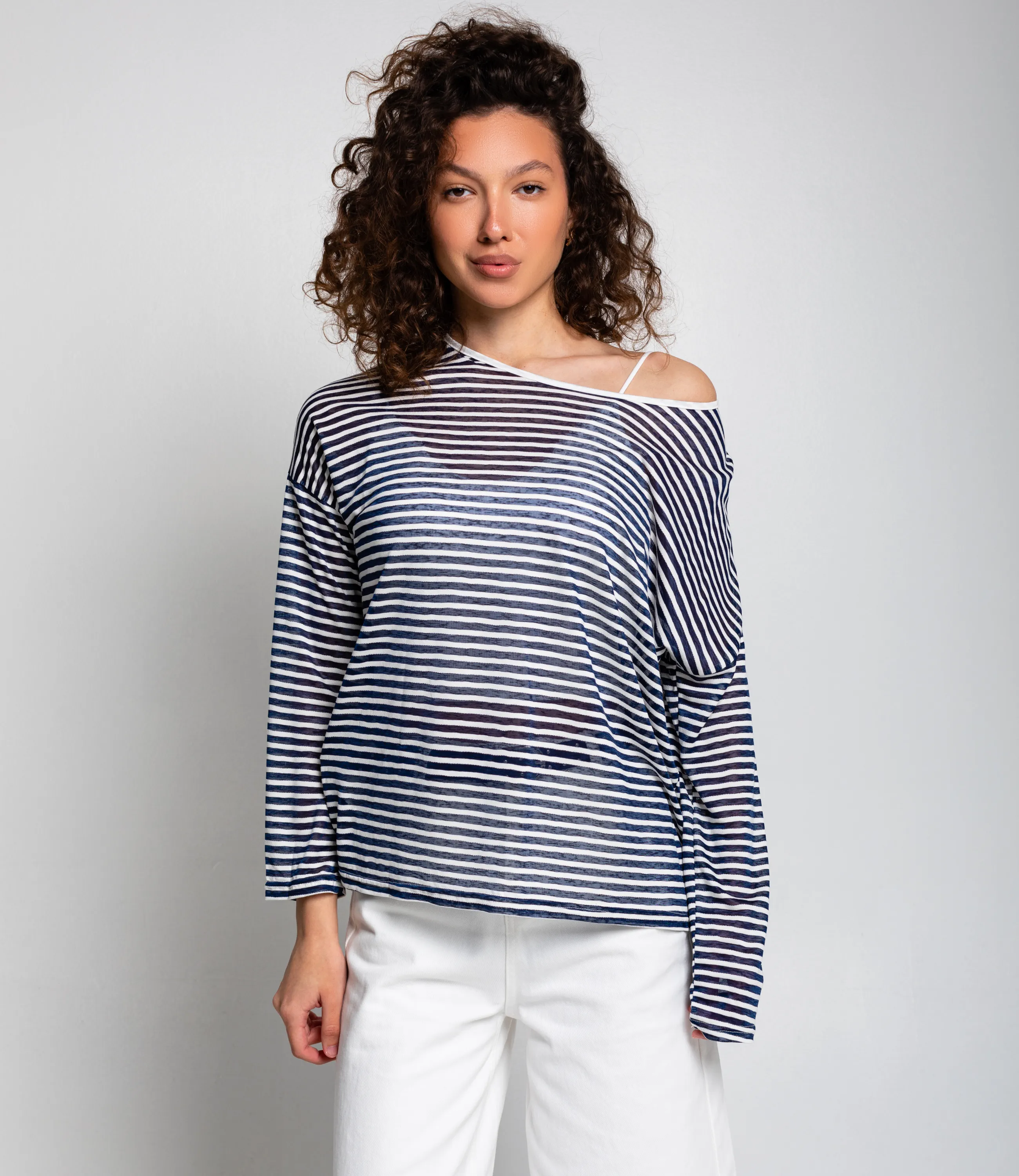 Лонгслив+топ #КТ8809 (2), тёмно-синий - фото 1