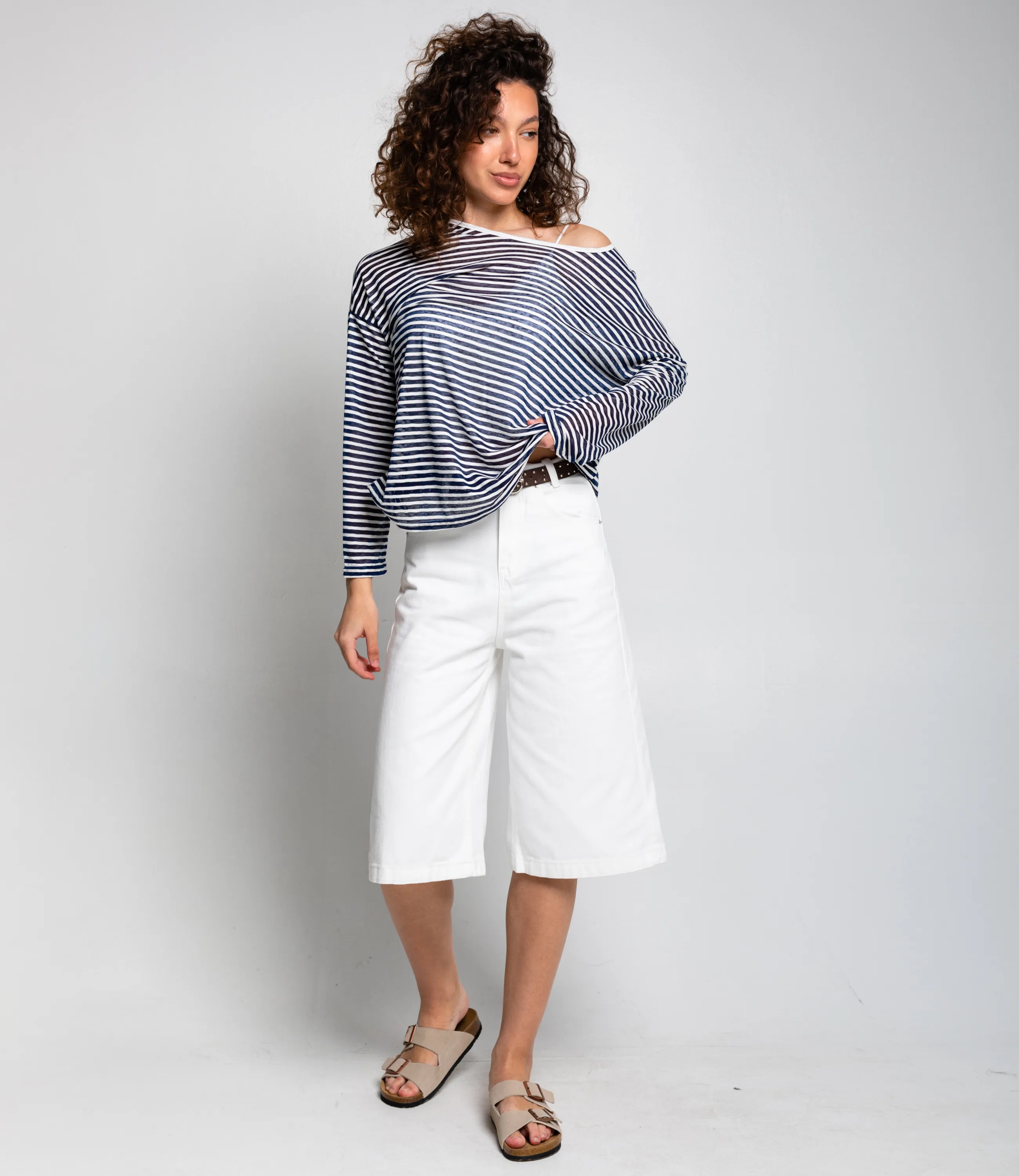 Лонгслив+топ #КТ8809 (2), тёмно-синий - фото 4