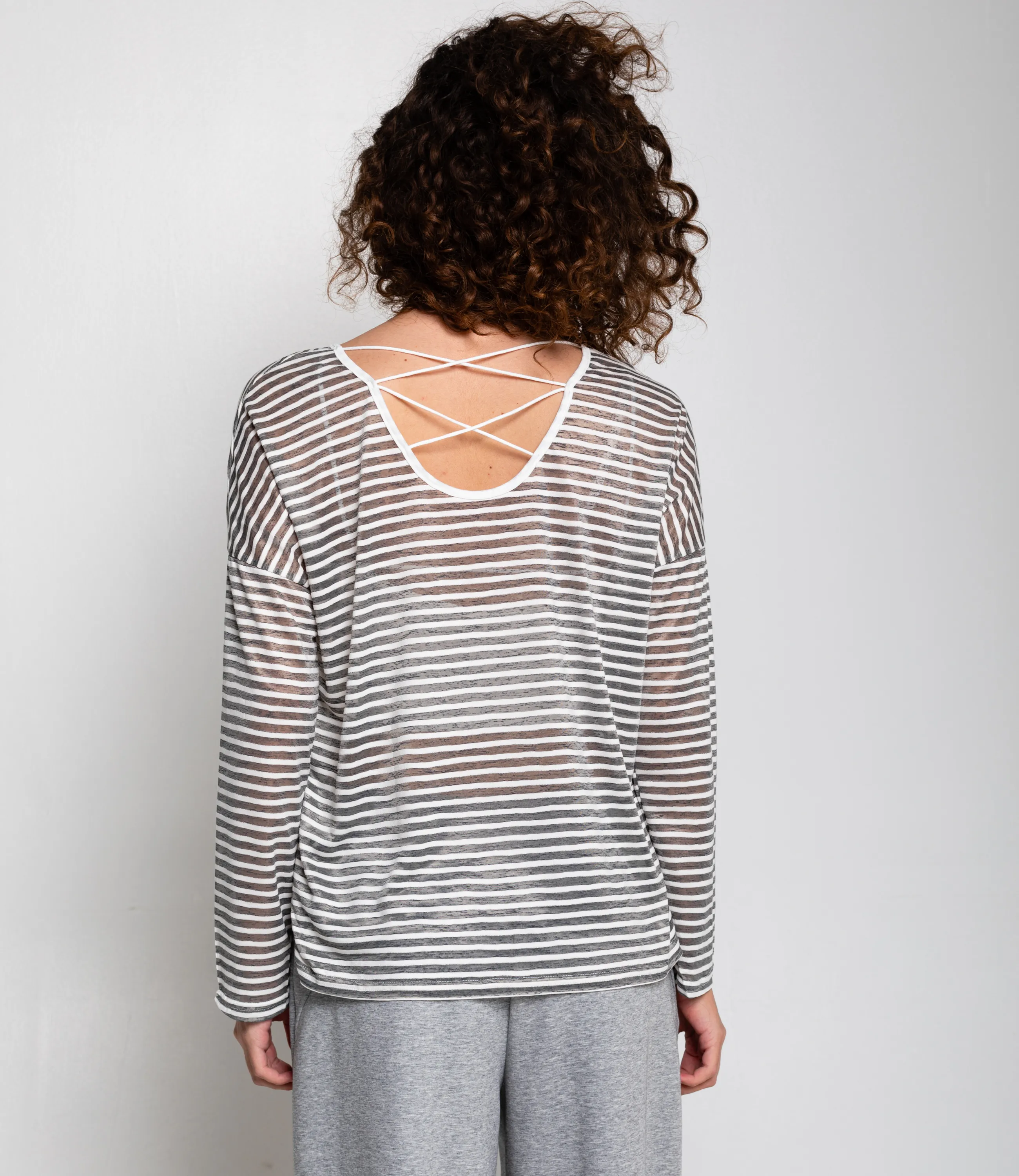 Лонгслив+топ #КТ8809 (2), серый - фото 3