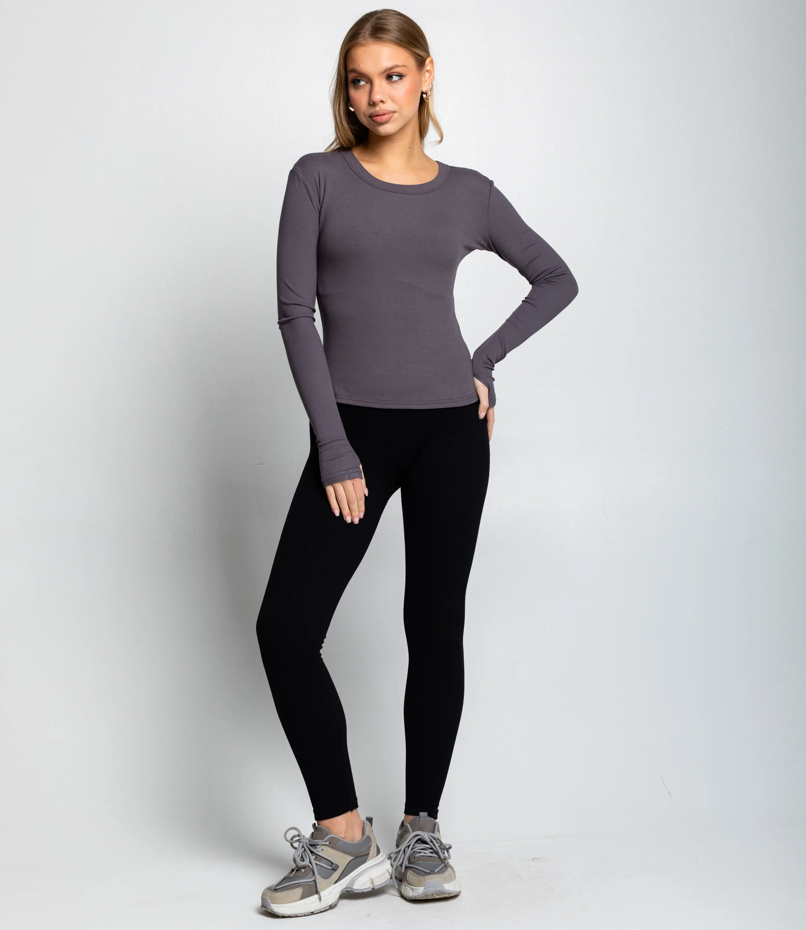 Лонгслив #КТ6889 (1), графит - фото 4