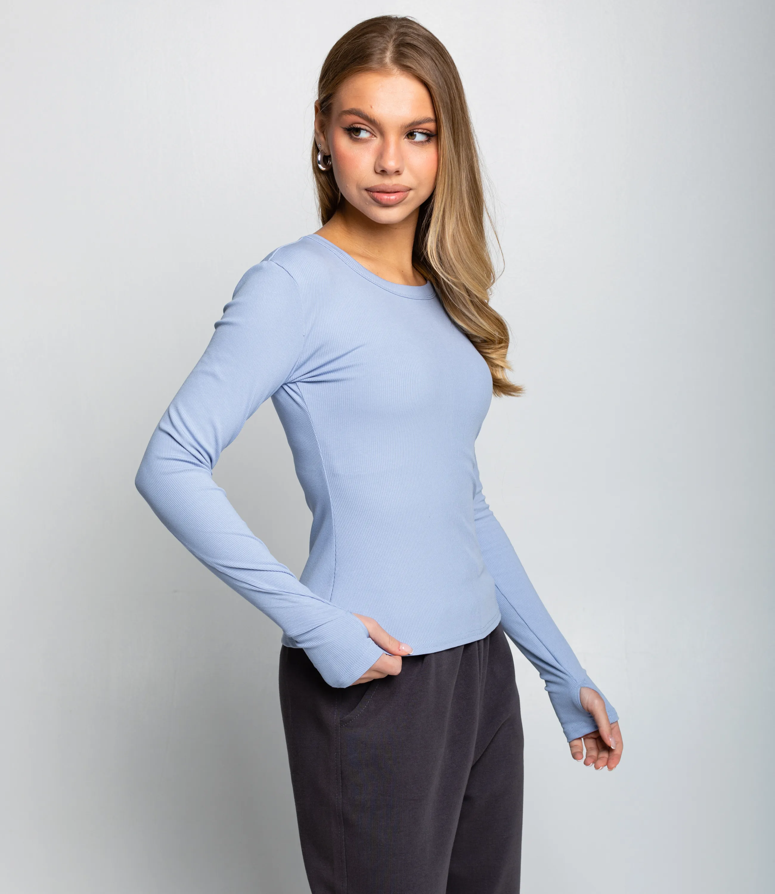 Лонгслив #КТ6889 (1), индиго - фото 2