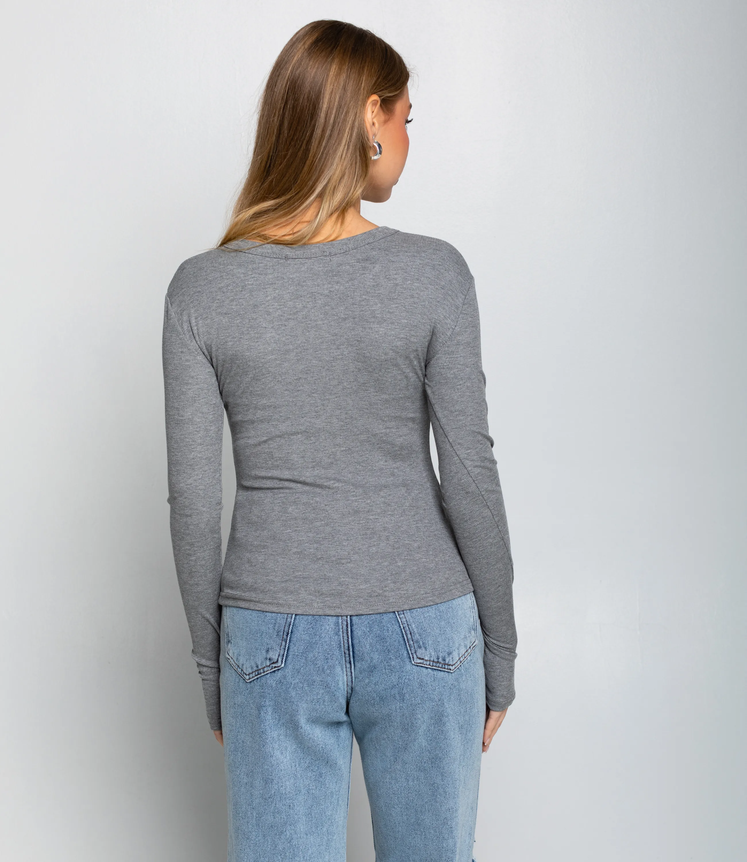 Лонгслив #КТ6889 (1), серый - фото 3