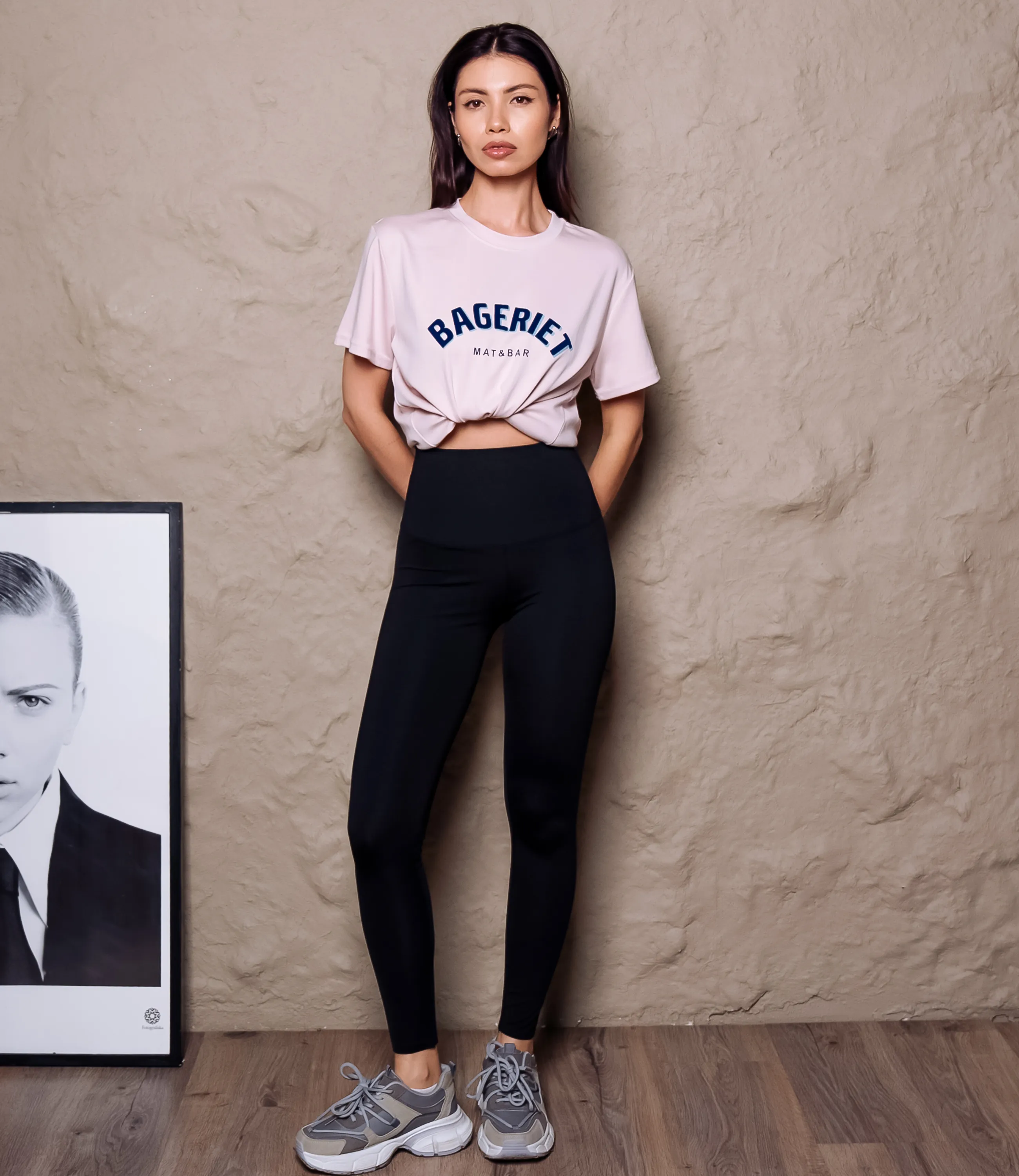 Леггинсы #КТ2203 (4), чёрный - фото 1