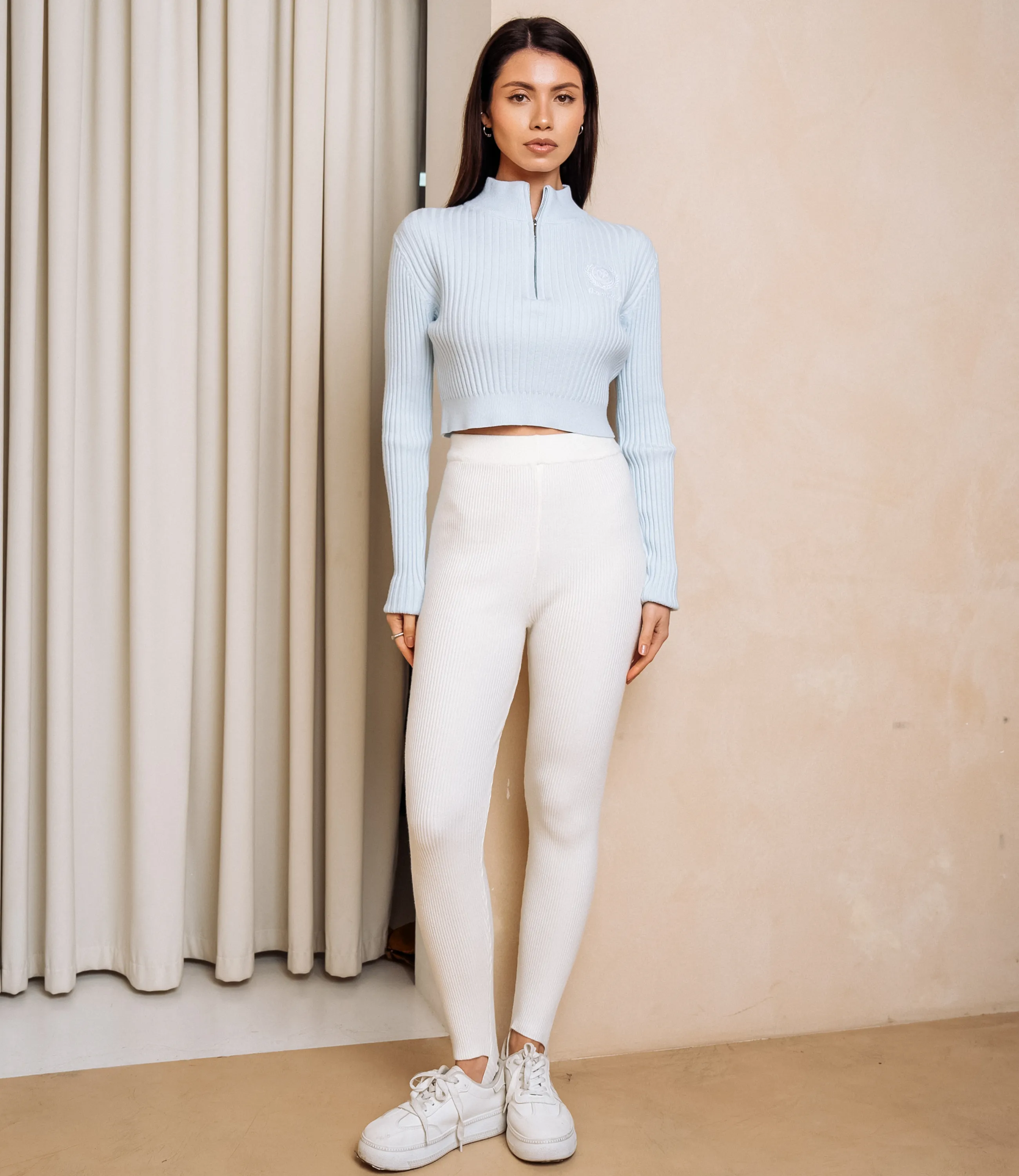 Леггинсы #КТ7002 (1), молочный - фото 1