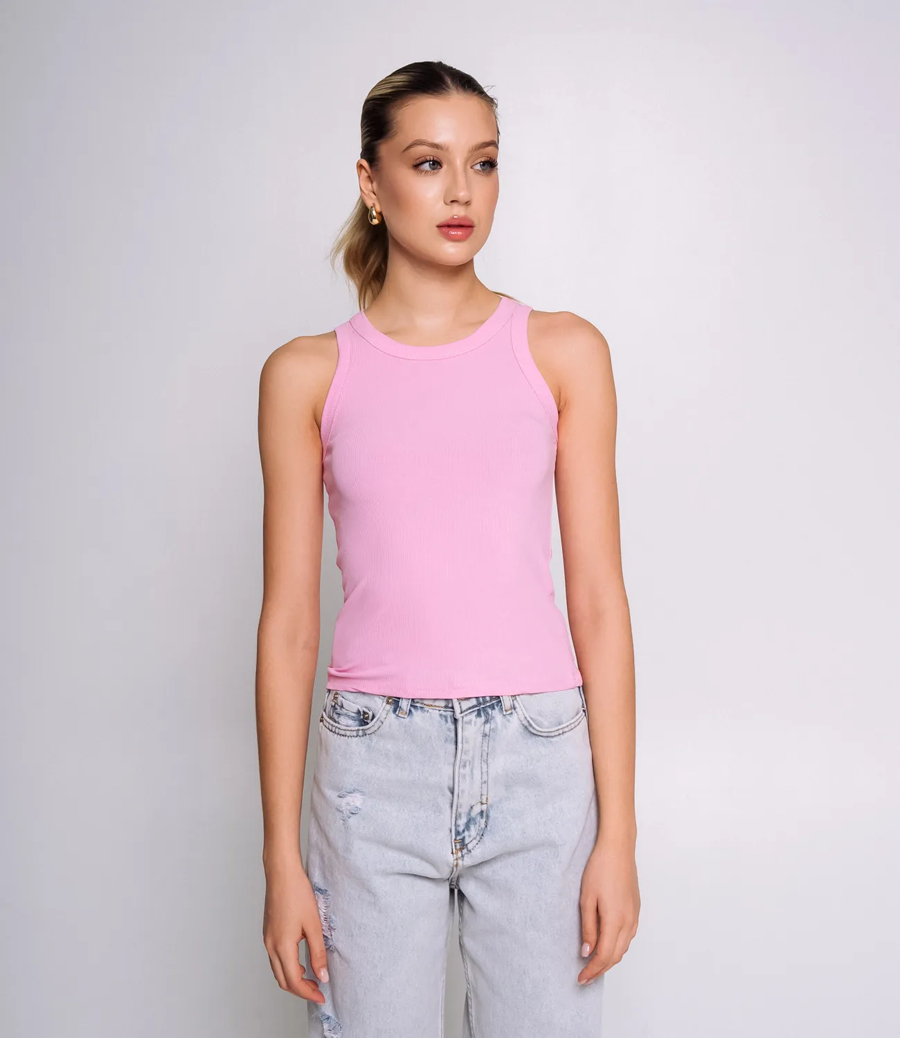 Майка #ОКТ1648, розовый
