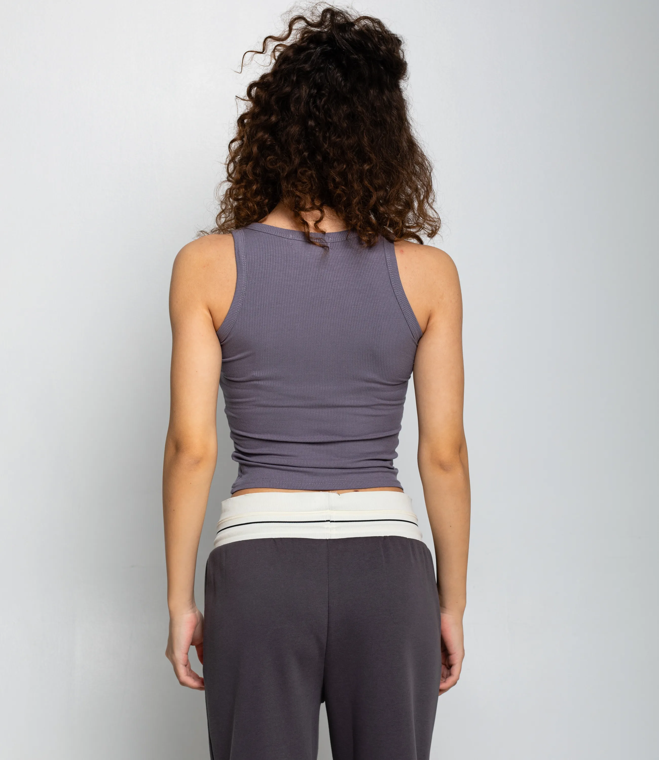 Майка #ОКТ1648, тёмно-серый - фото 3