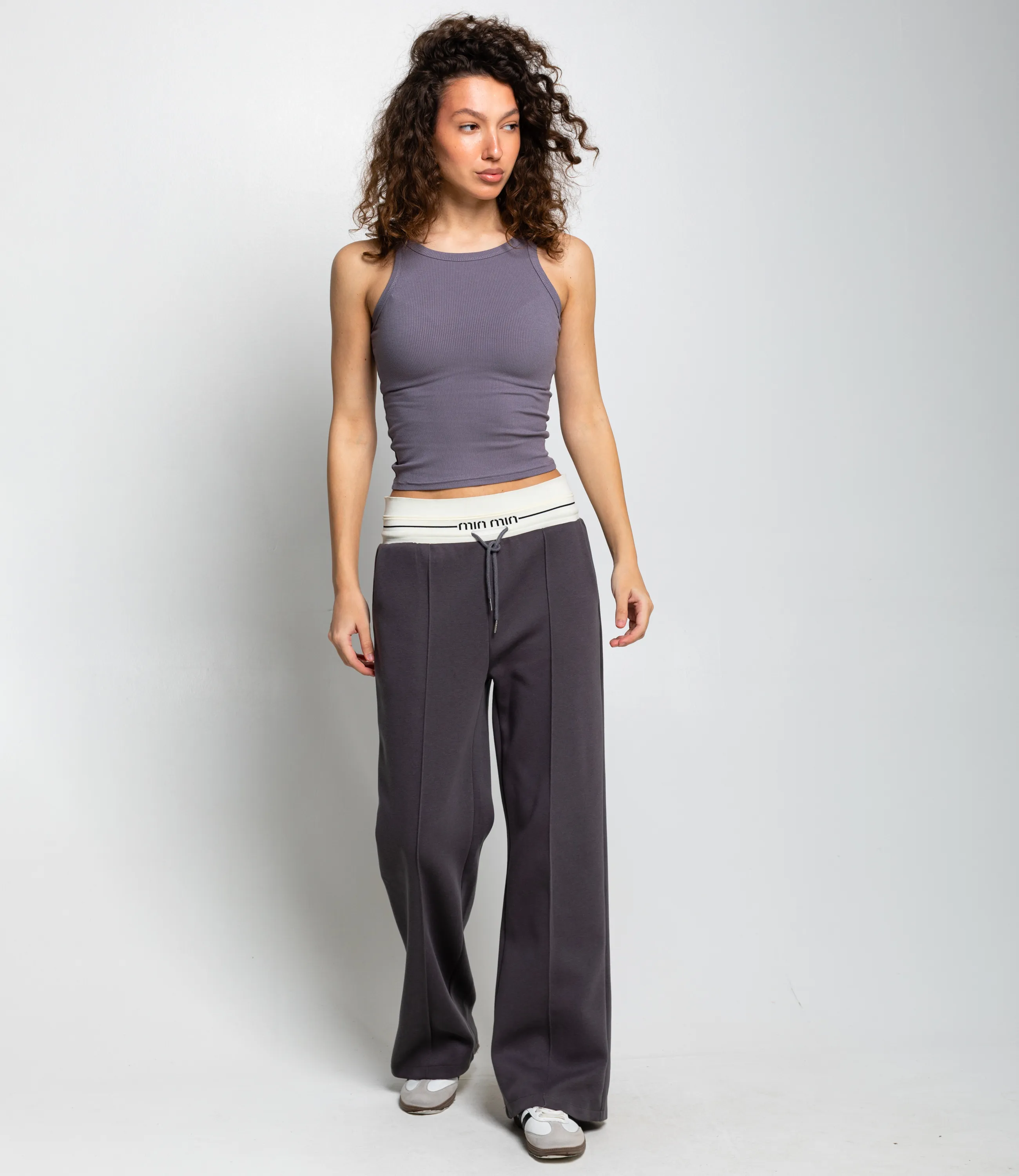 Майка #ОКТ1648, тёмно-серый - фото 4