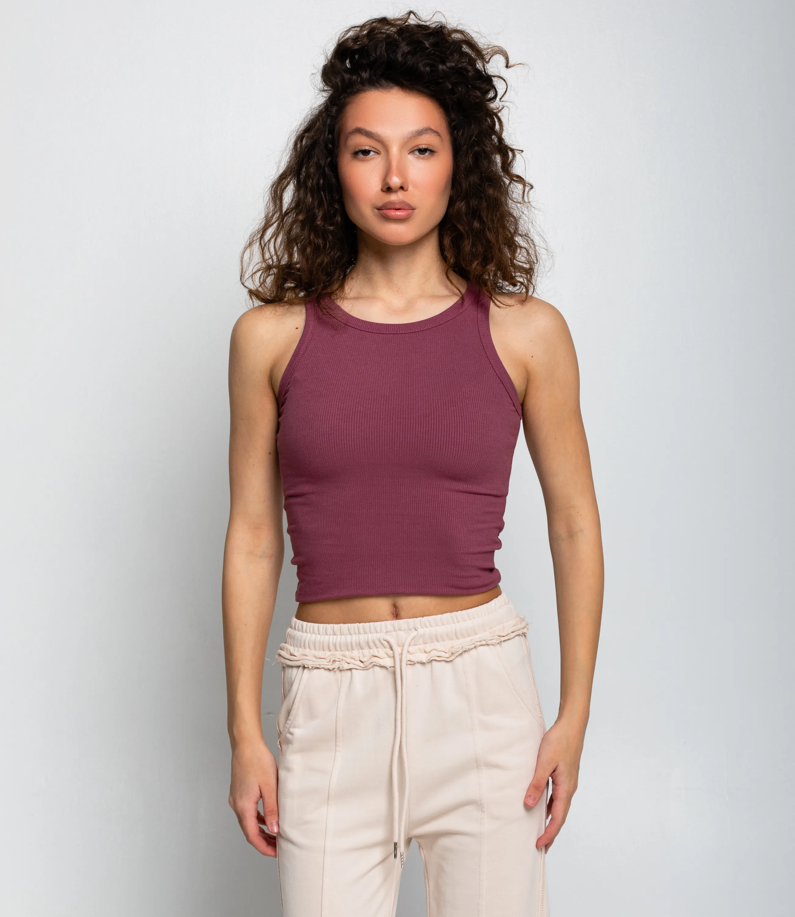 Майка #ОКТ1648, лиловый - фото 1