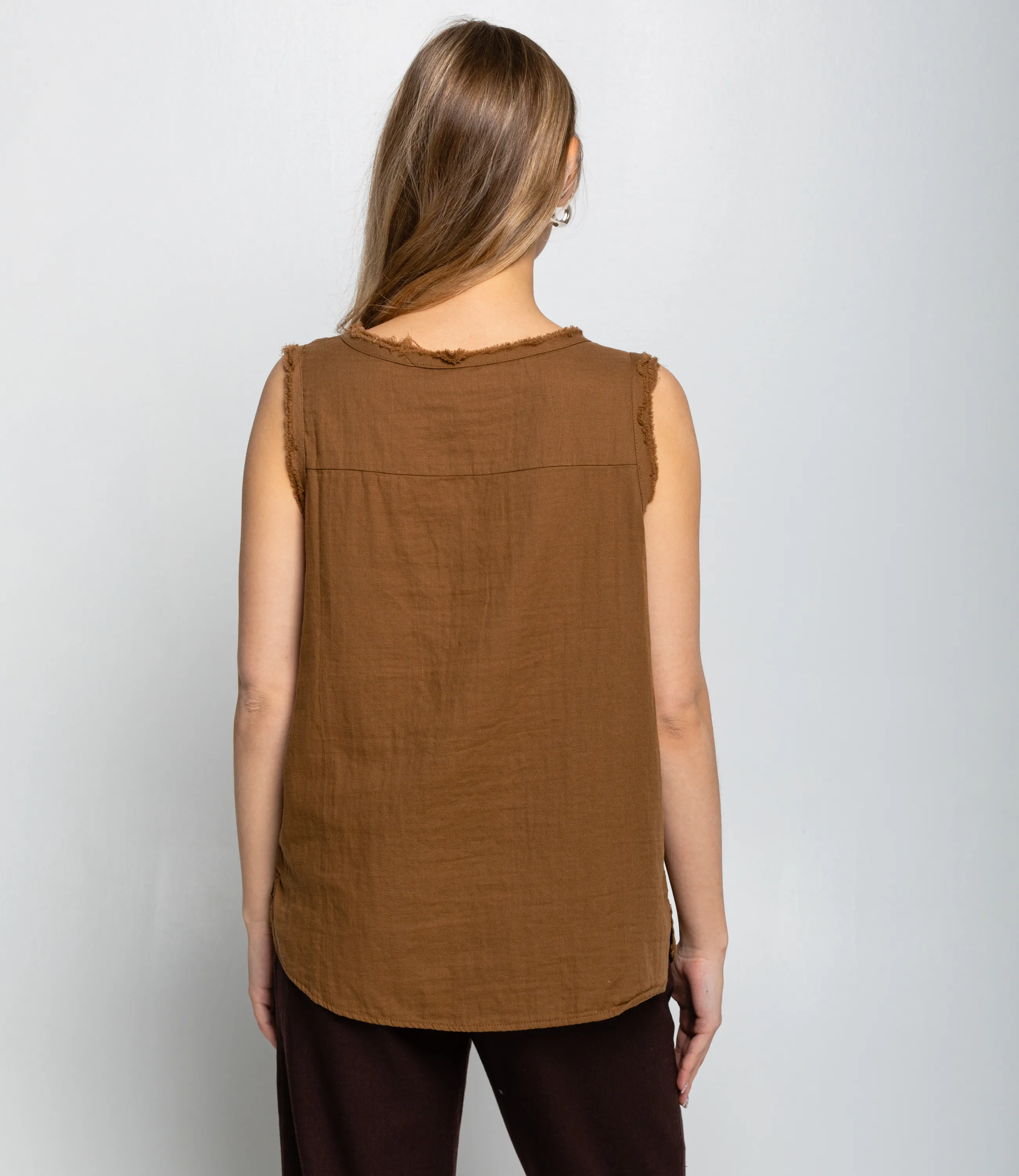 Майка #КТ5501 (1), коричневый - фото 3