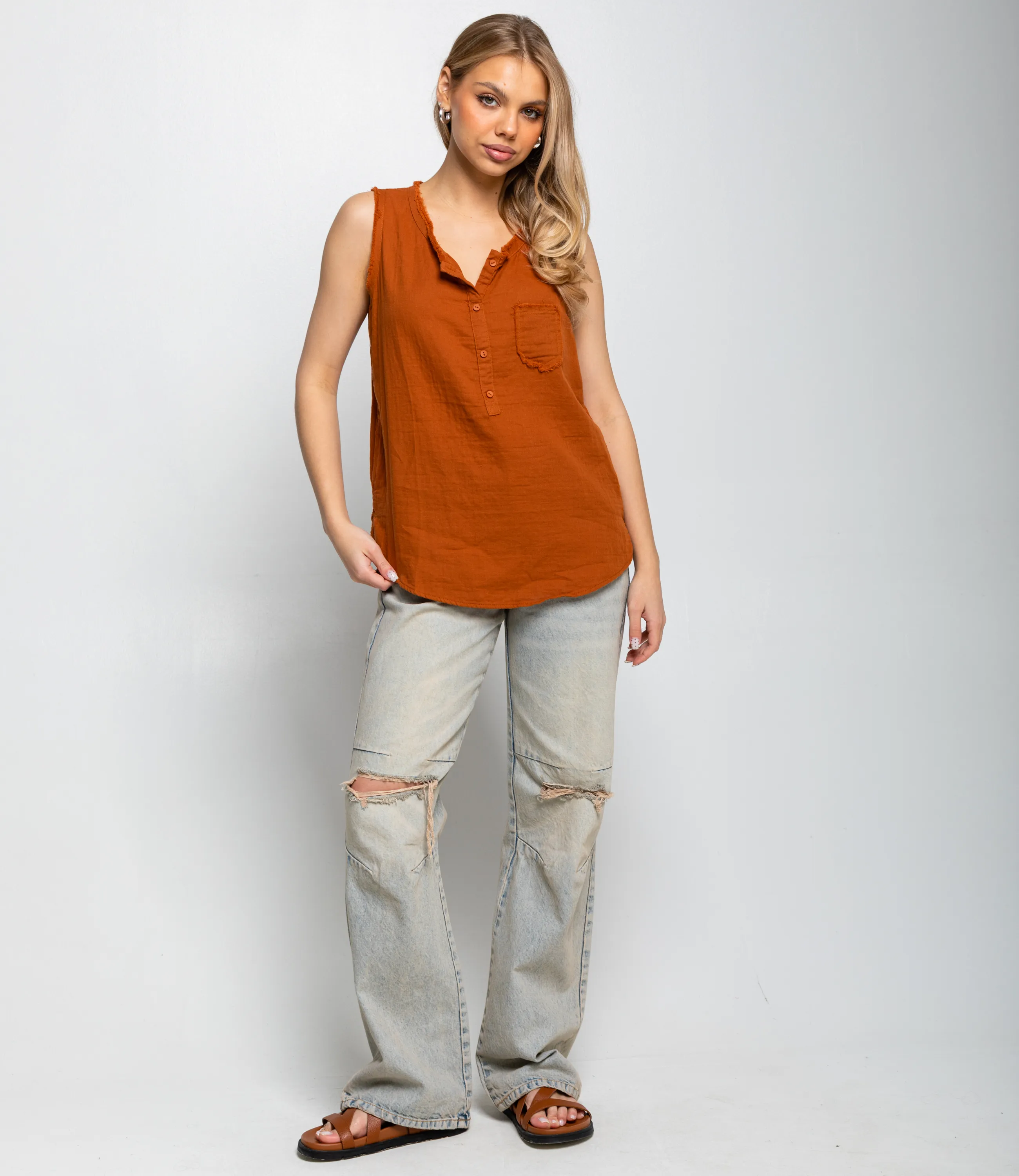 Майка #КТ5501 (1), терракотовый - фото 4