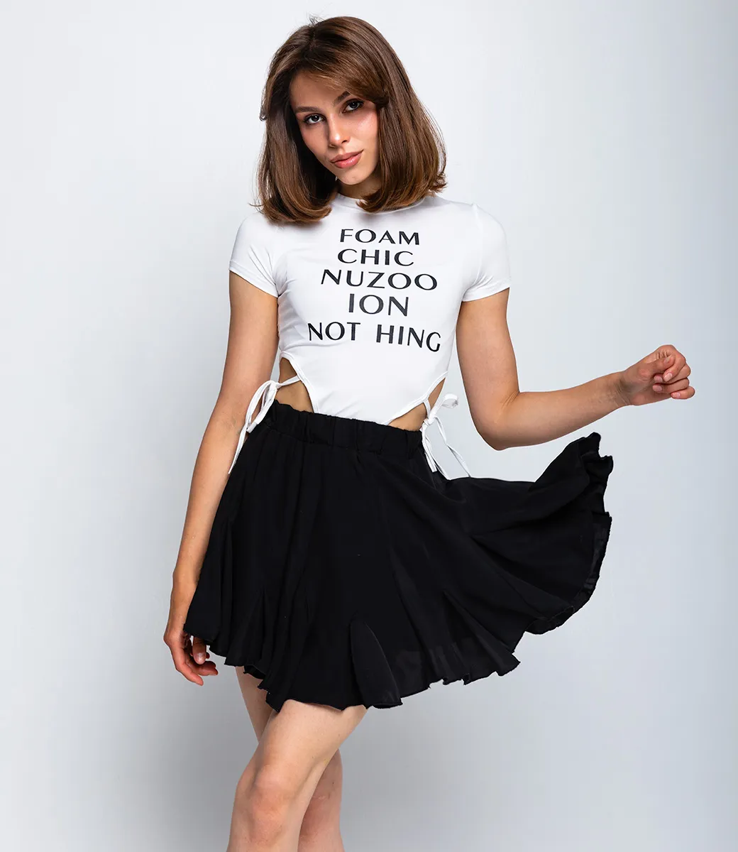 Юбка #БШ2442, чёрный - фото 1