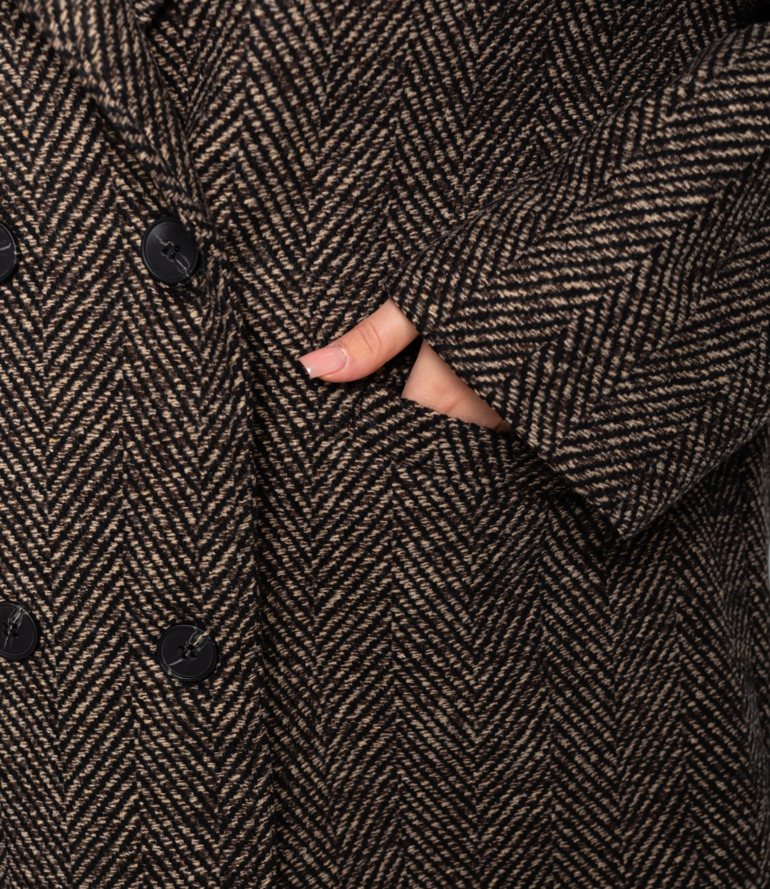 Полупальто #КТ1813 (5), коричневый - фото 5