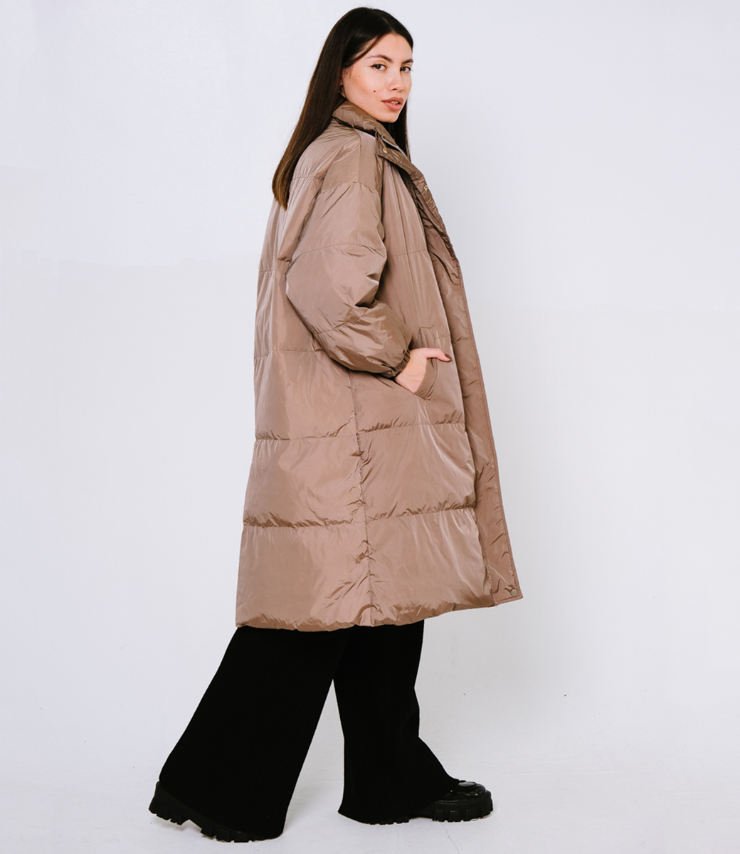 Пальто #КТ2955, коричневый - фото 2