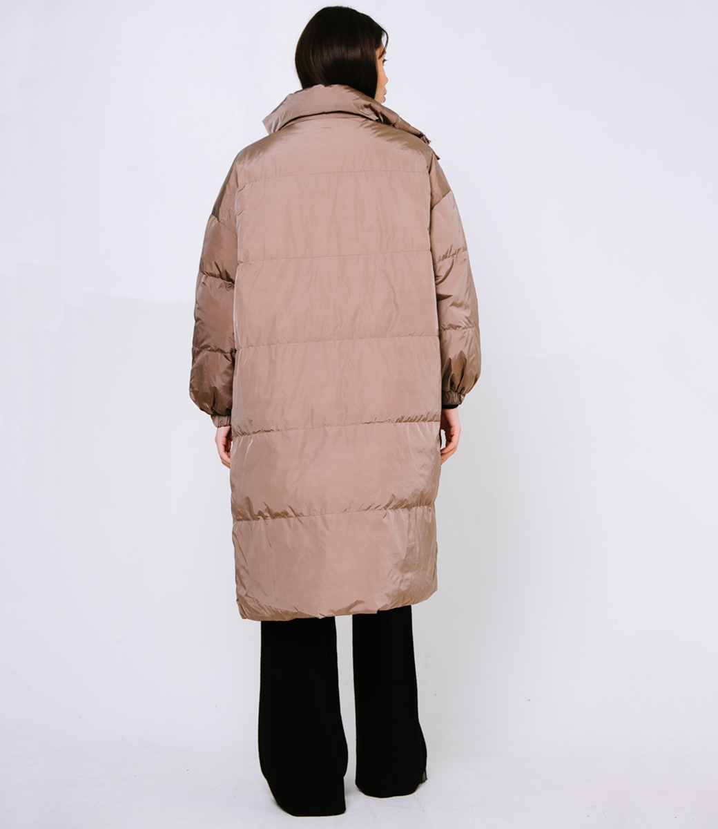 Пальто #КТ2955, коричневый - фото 3
