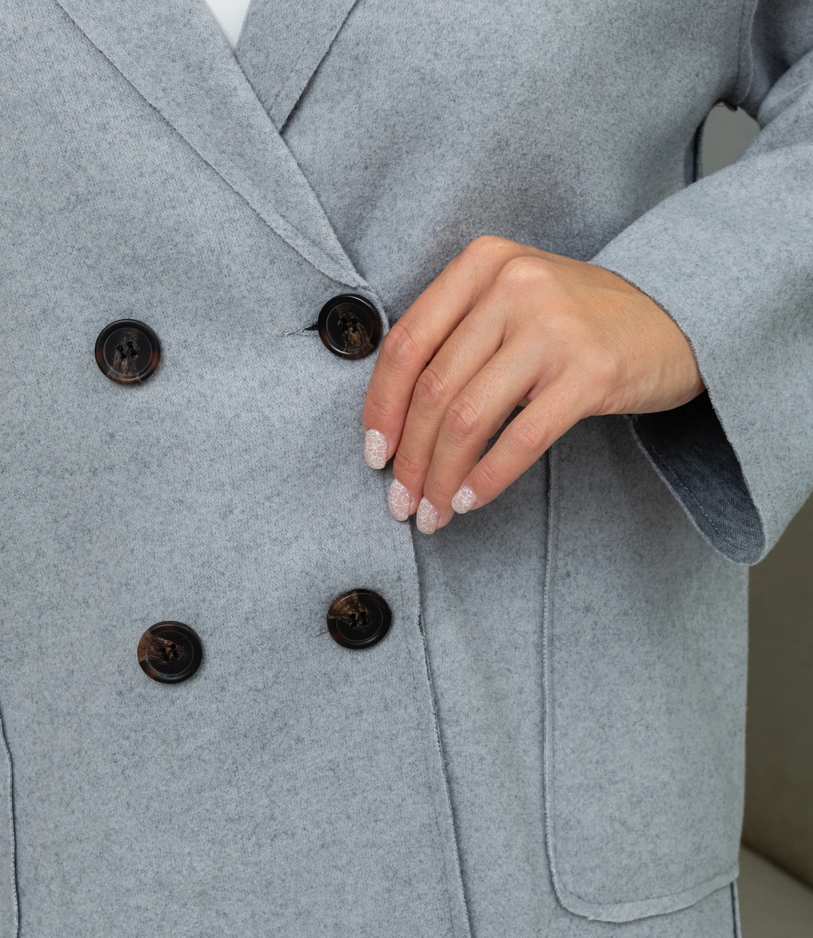 Полупальто #КТ2057 (1), серый - фото 5