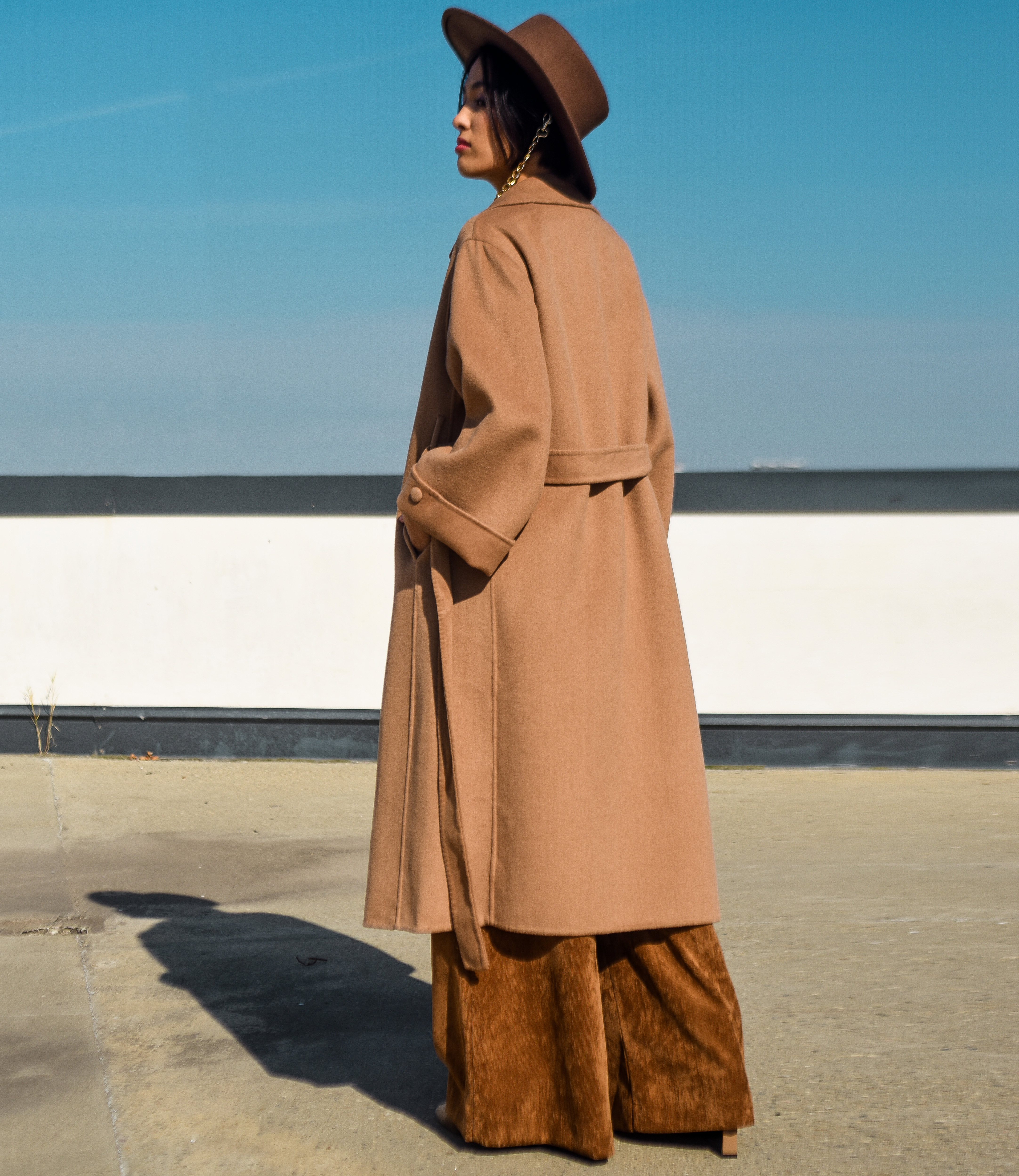 Пальто #КТ503 (3), коричневый - фото 3