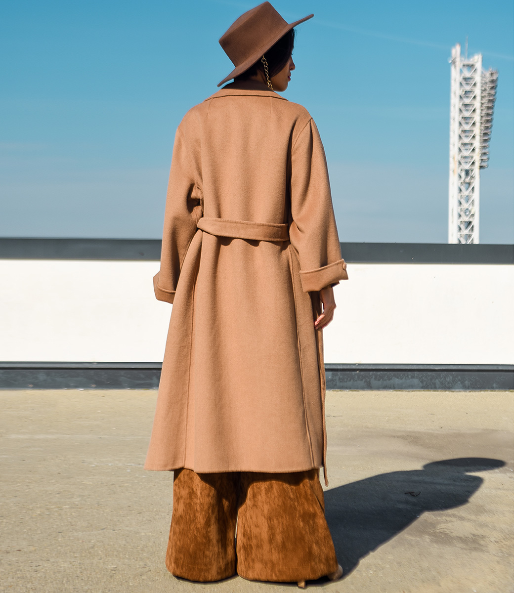 Пальто #КТ503 (3), коричневый - фото 4