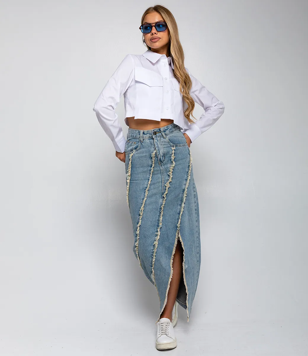 Рубашка #БШ2654, белый - фото 4