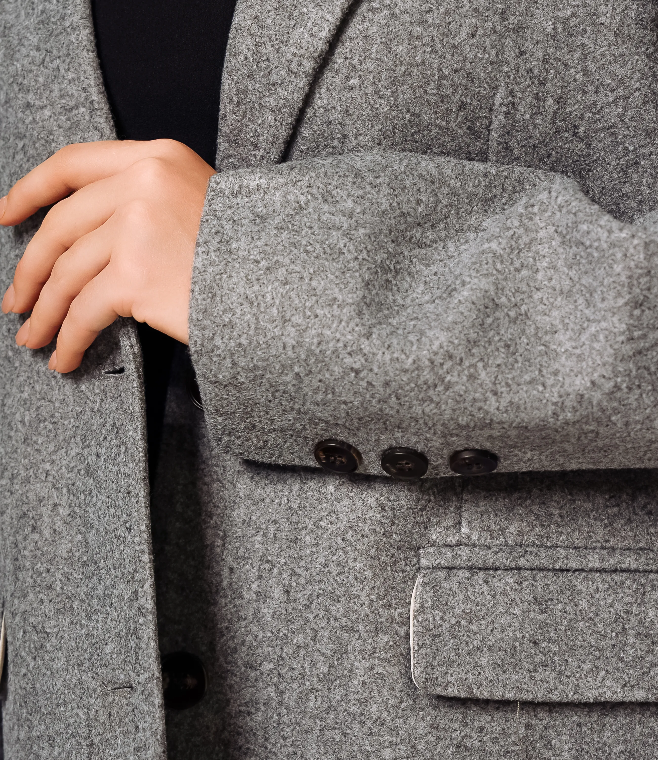 Пиджак #КТ55757, серый - фото 5