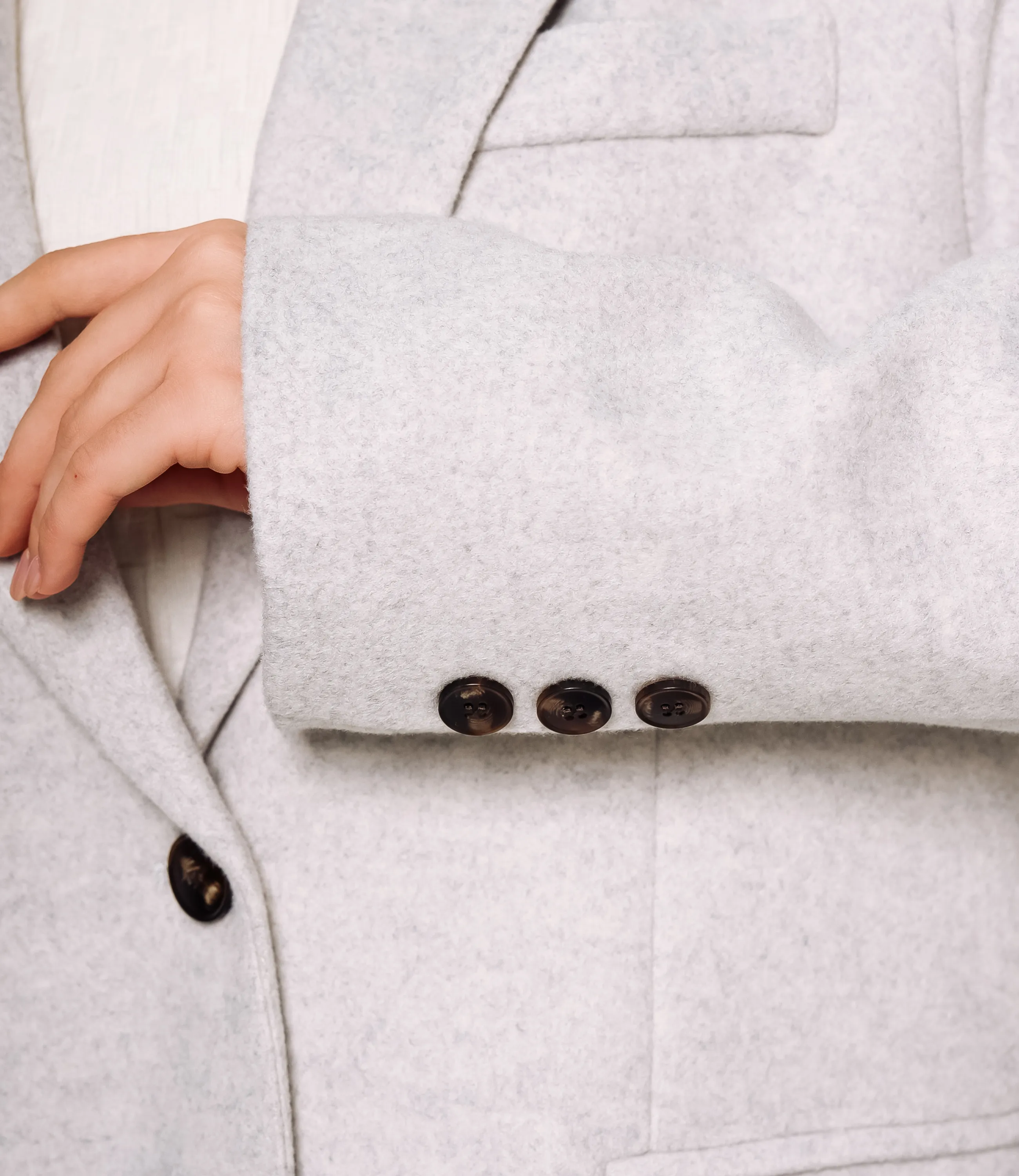 Пиджак #КТ55757, светло-серый - фото 5