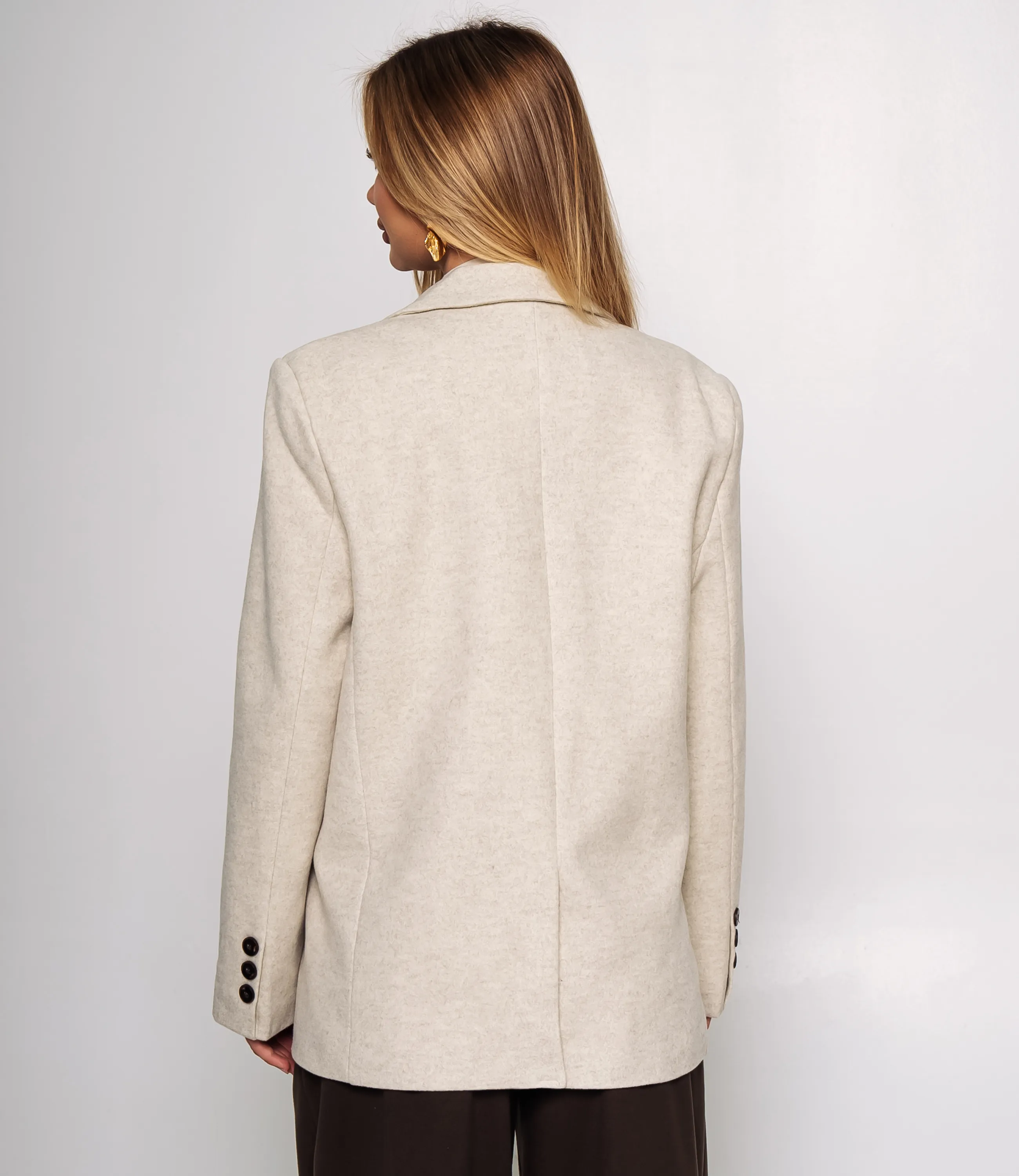 Пиджак #КТ55757, бежевый - фото 3