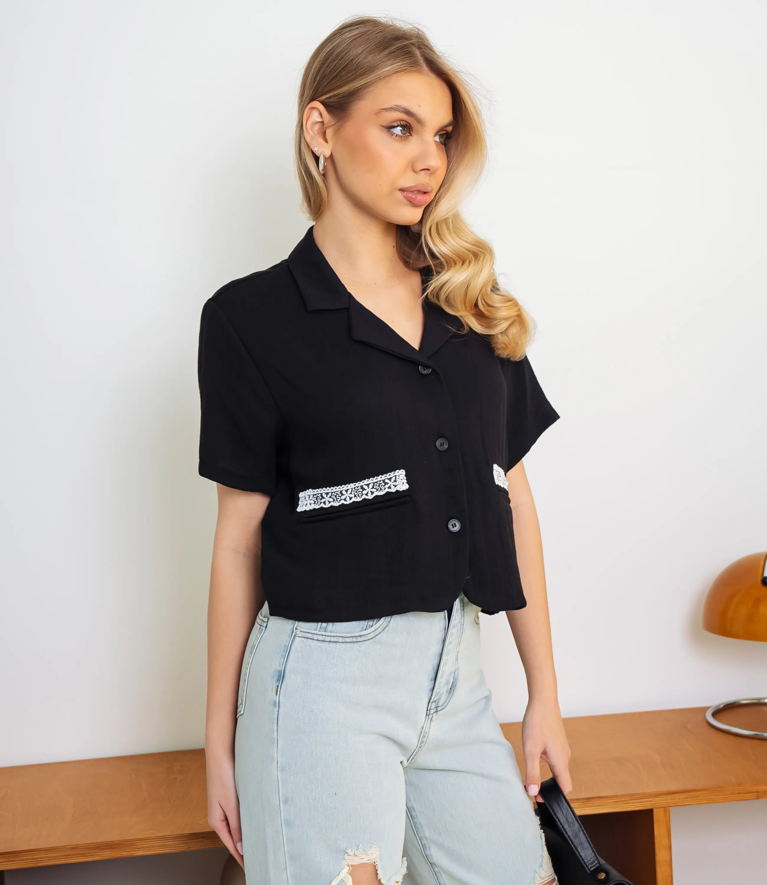 Пиджак #КТ9098, чёрный - фото 2