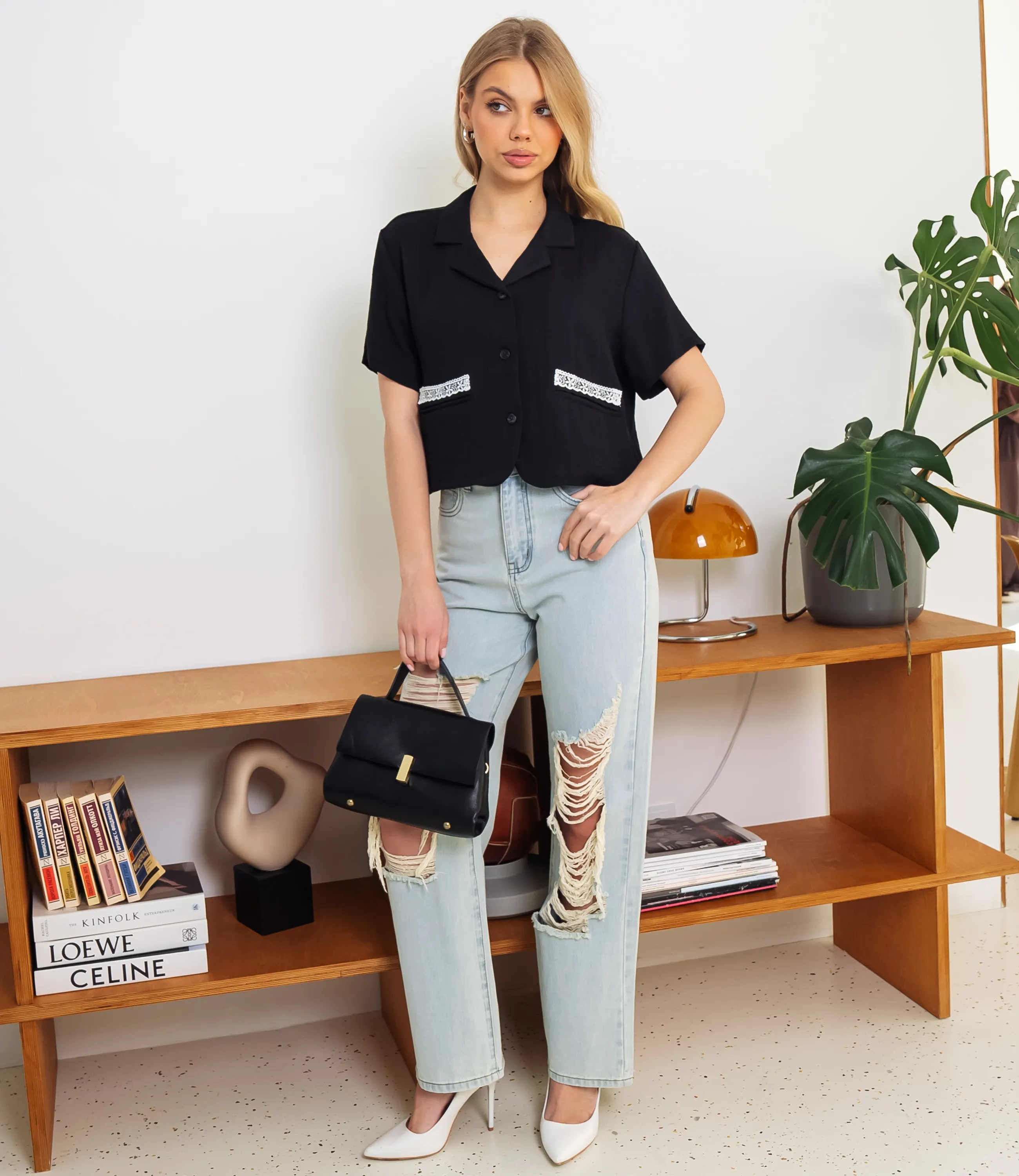 Пиджак #КТ9098, чёрный - фото 4