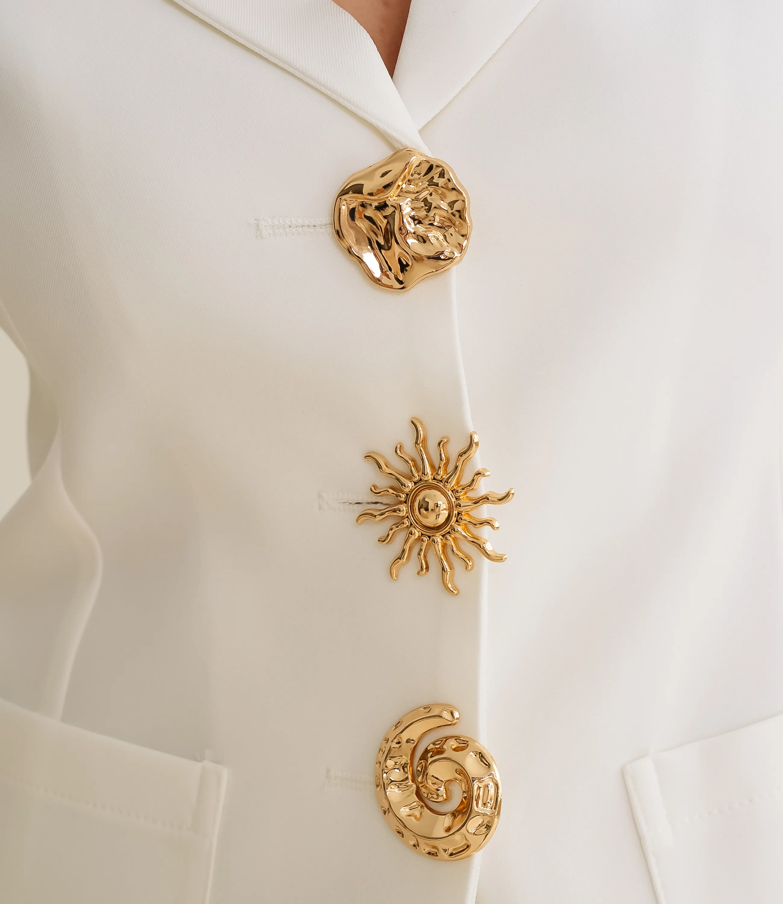 Жакет #КТ8067, белый - фото 5