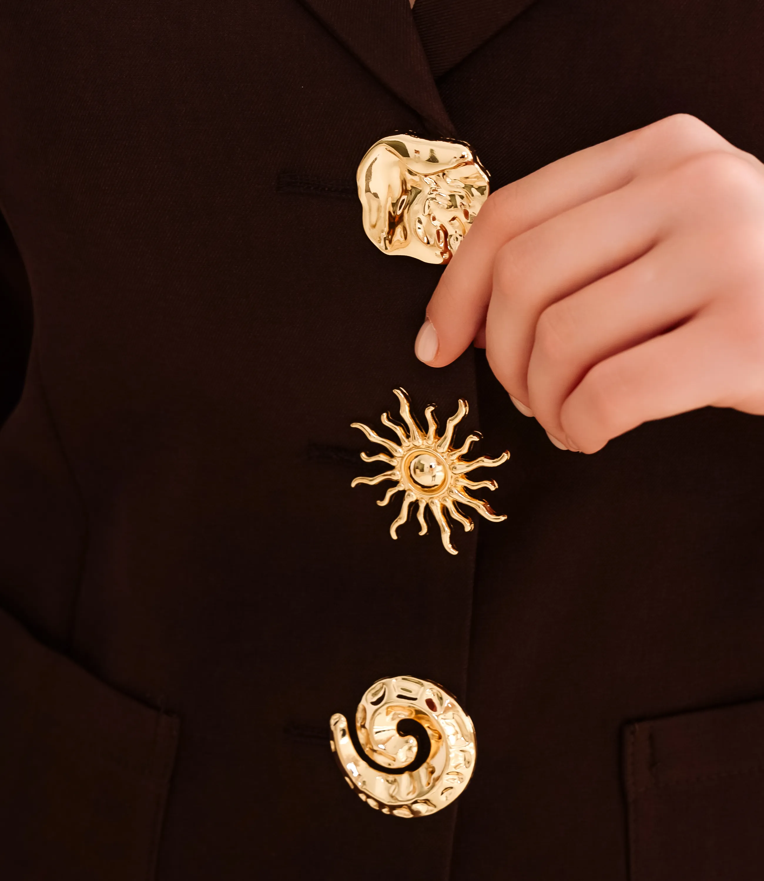 Жакет #КТ8067, шоколадный - фото 5