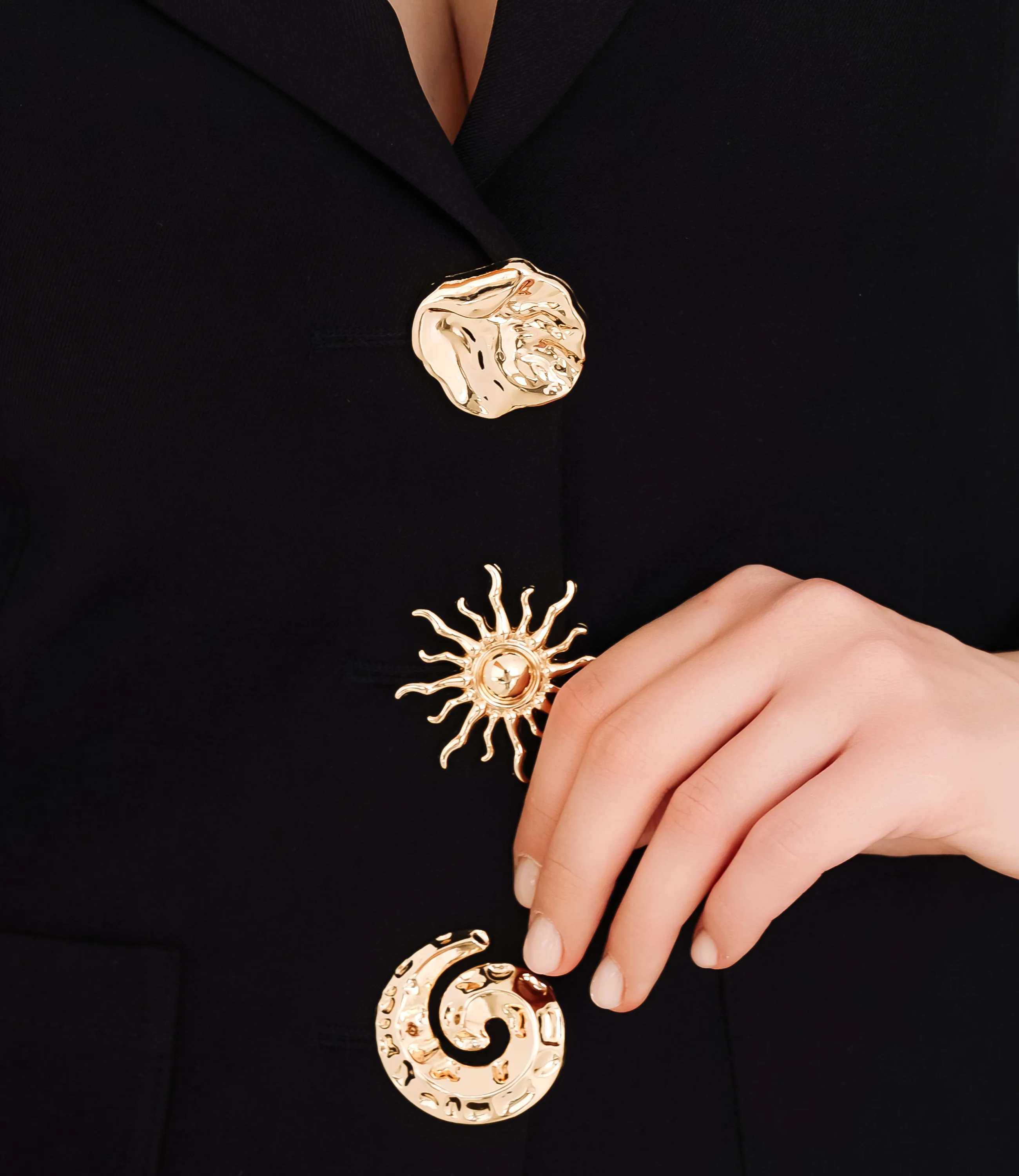 Жакет #КТ8067, чёрный - фото 5