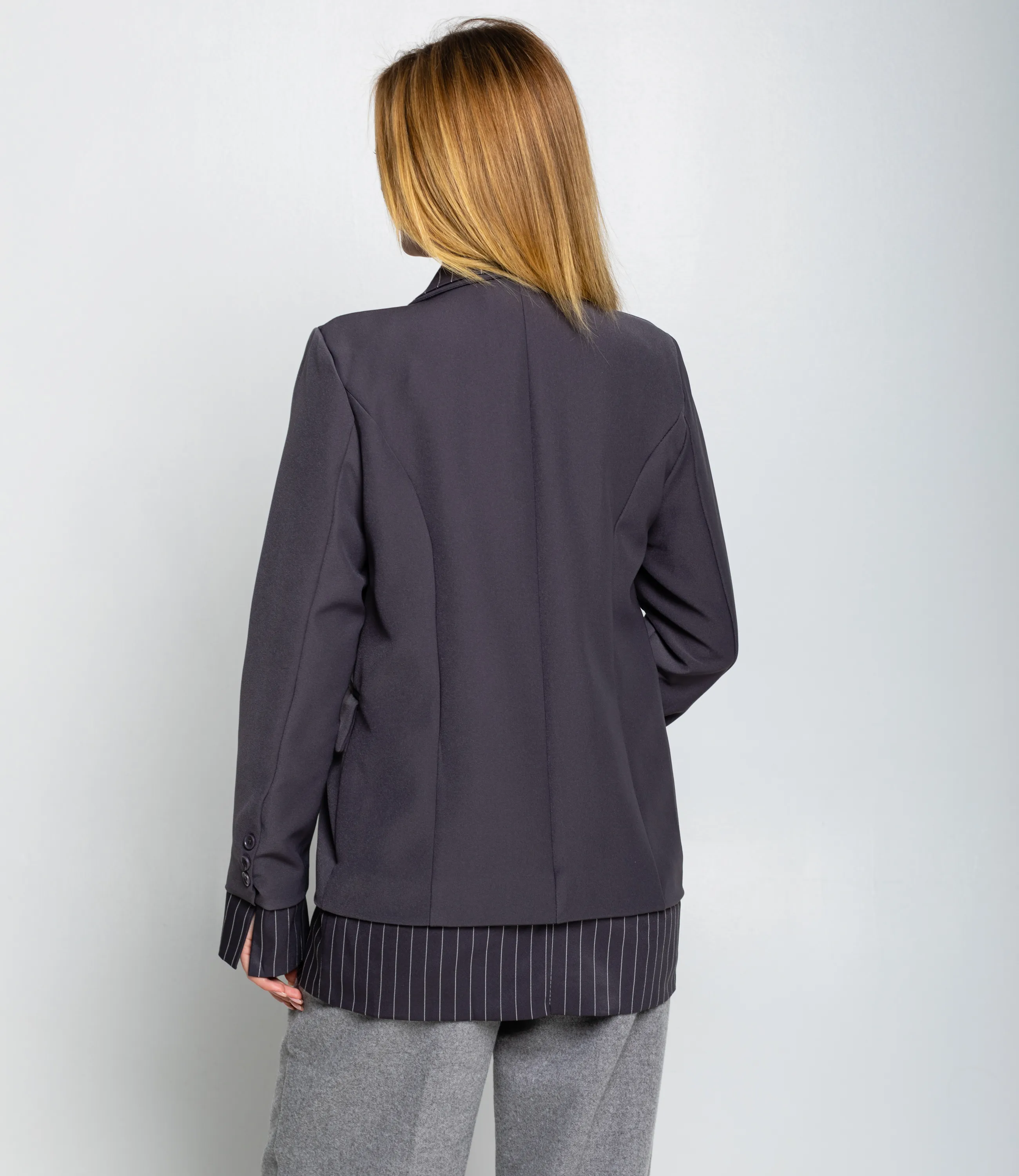 Пиджак #КТ926 (4), графит - фото 3